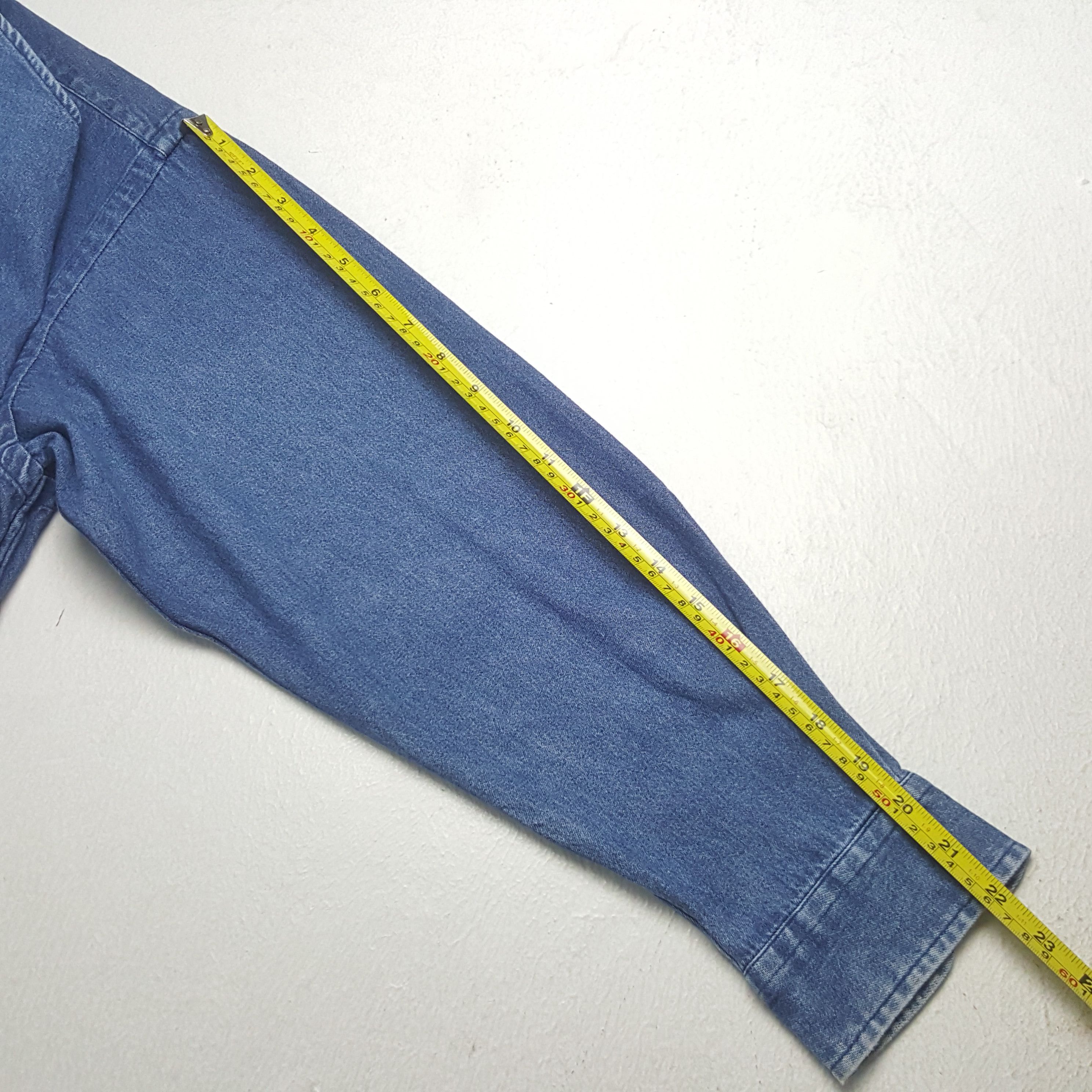 Polo Ralph Lauren × Ralph Lauren × Vintage Vintage Ralph Lauren Denim Button Up Shirt Size US L / EU 52-54 / 3 - 6 Thumbnail