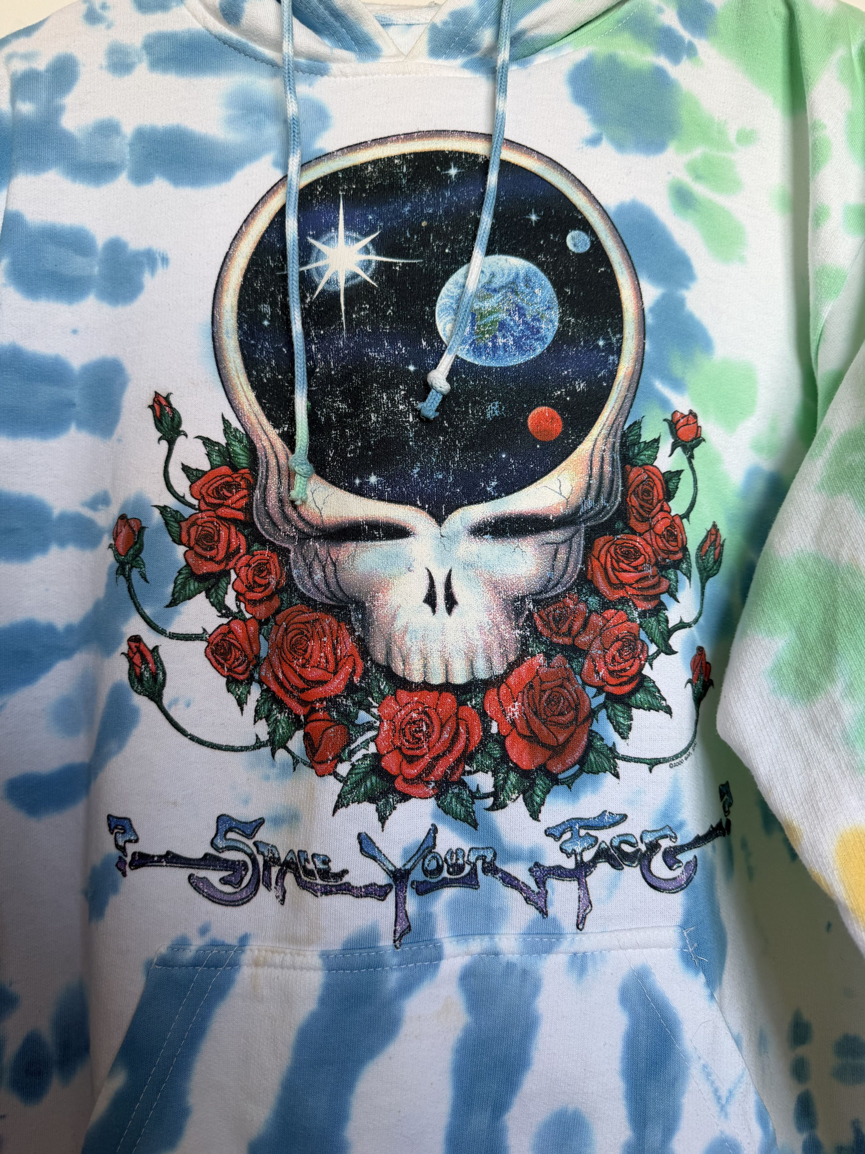 Grateful Dead × Liquid Blue Liquid Blue Grateful Dead Space Your Face Tie Dye Hoodie S/M Size US S / EU 44-46 / 1 - 7 Thumbnail