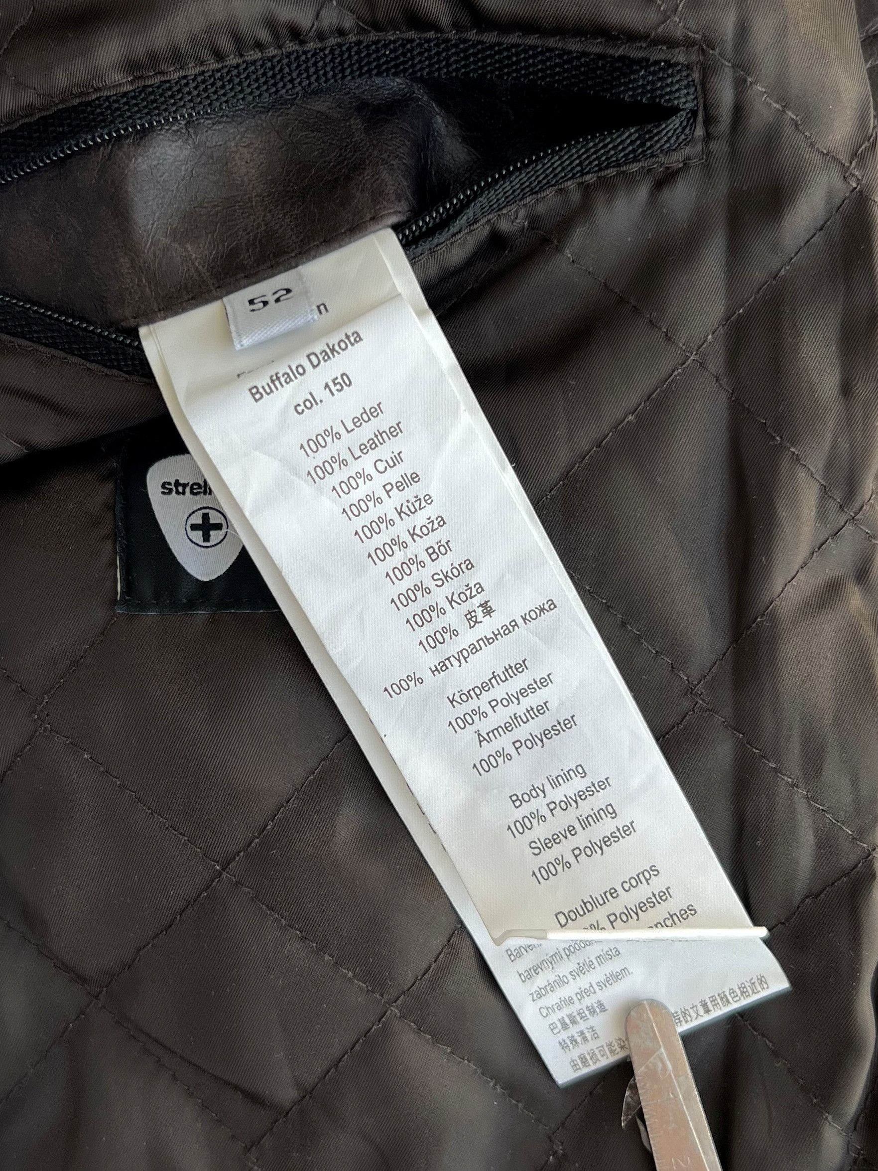 Strellson STRELLSON FENDRAS BUFFALO DAKOTA LEATHER JACKET Size US L / EU 52-54 / 3 - 7 Thumbnail