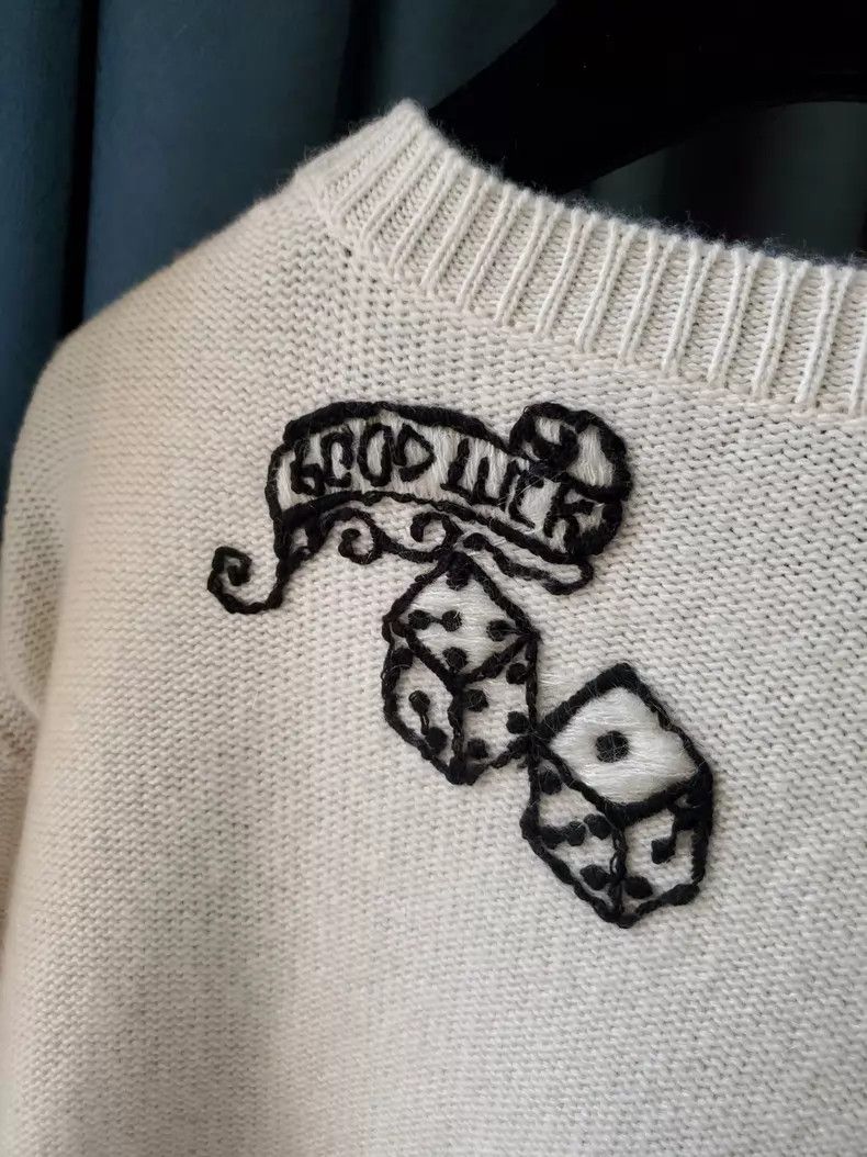 Valentino Valentino Embroidered sweater Size S / US 4 / IT 40 - 9 Thumbnail