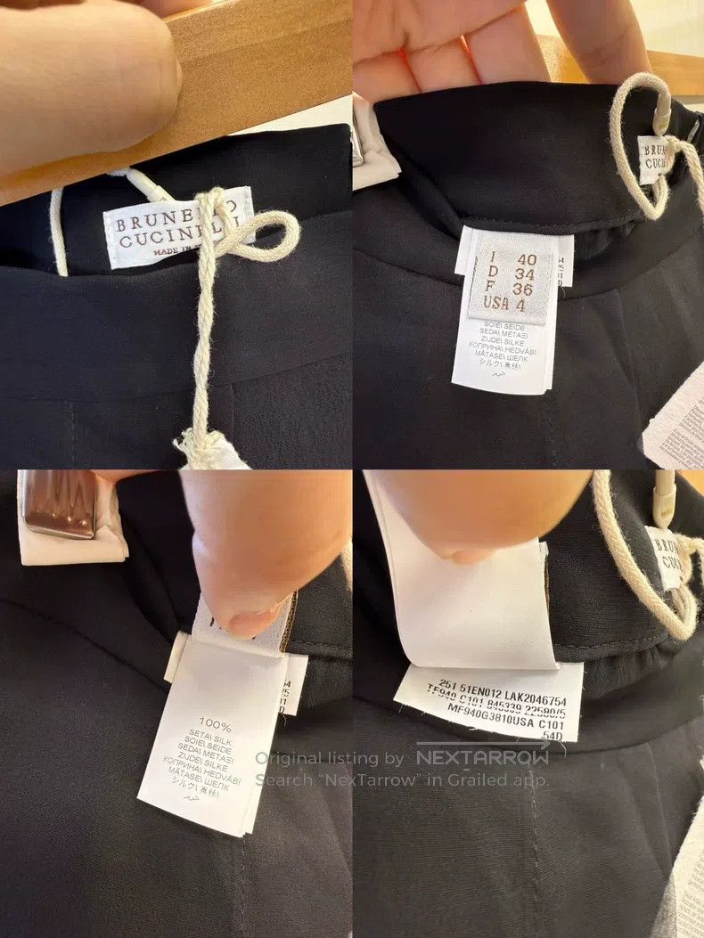 Brunello Cucinelli Brunello Cucinelli Silk Skirt Size 26" / US 2 / IT 38 - 9 Thumbnail