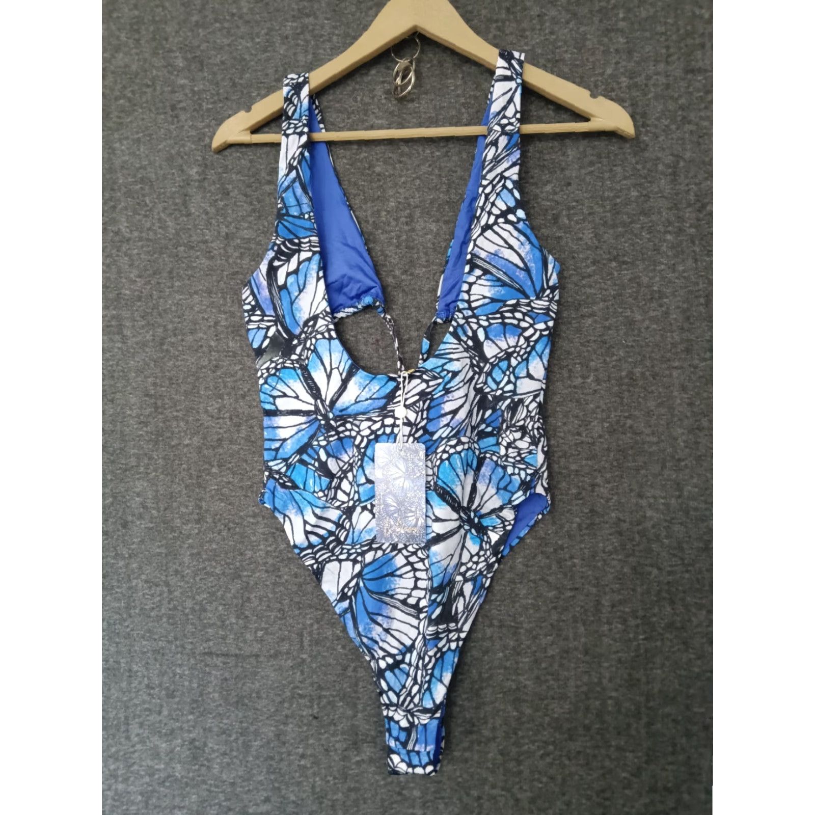 Triangl Toluca Swim One Piece Multicolor Triangle Waist Wrap Open Tummy Size S Swimsuit Size ONE SIZE - 2 Thumbnail