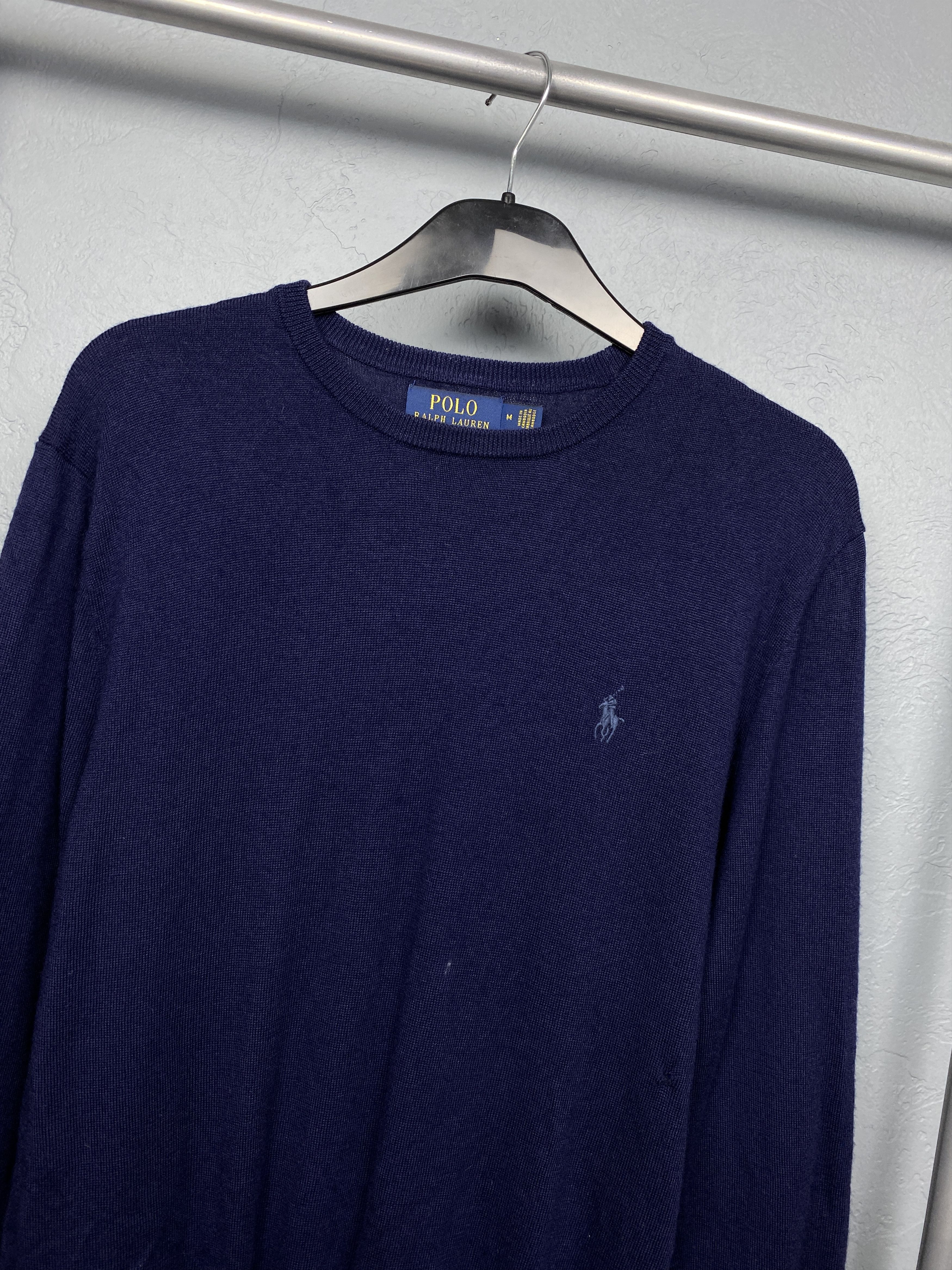 Polo Ralph Lauren Polo Ralph Lauren Mens Merino Wool Sweater Size US M / EU 48-50 / 2 - 2 Thumbnail