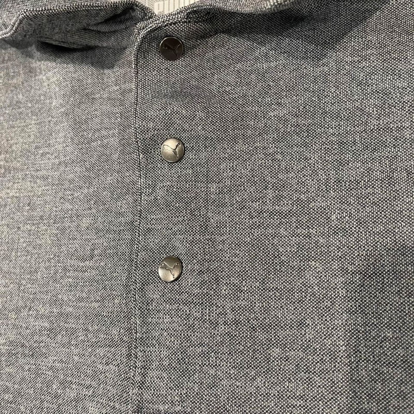 Puma Puma Grill To Green Golf Polo Gray Button Snap Men’s XXL Size US XXL / EU 58 / 5 - 3 Thumbnail