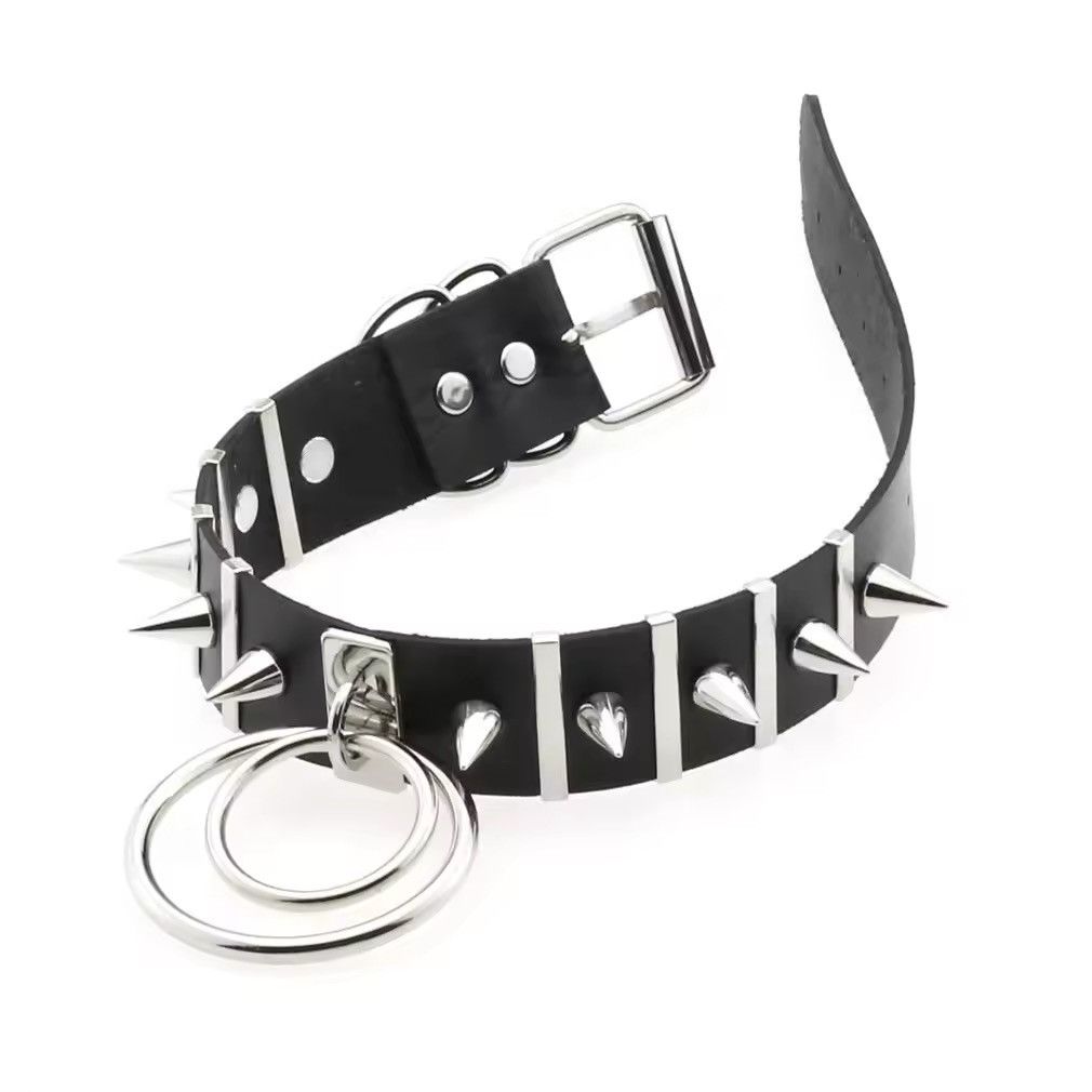 Japanese Brand × Jewelry Spikes Choker Collar Punk Necklace Size ONE SIZE - 3 Thumbnail
