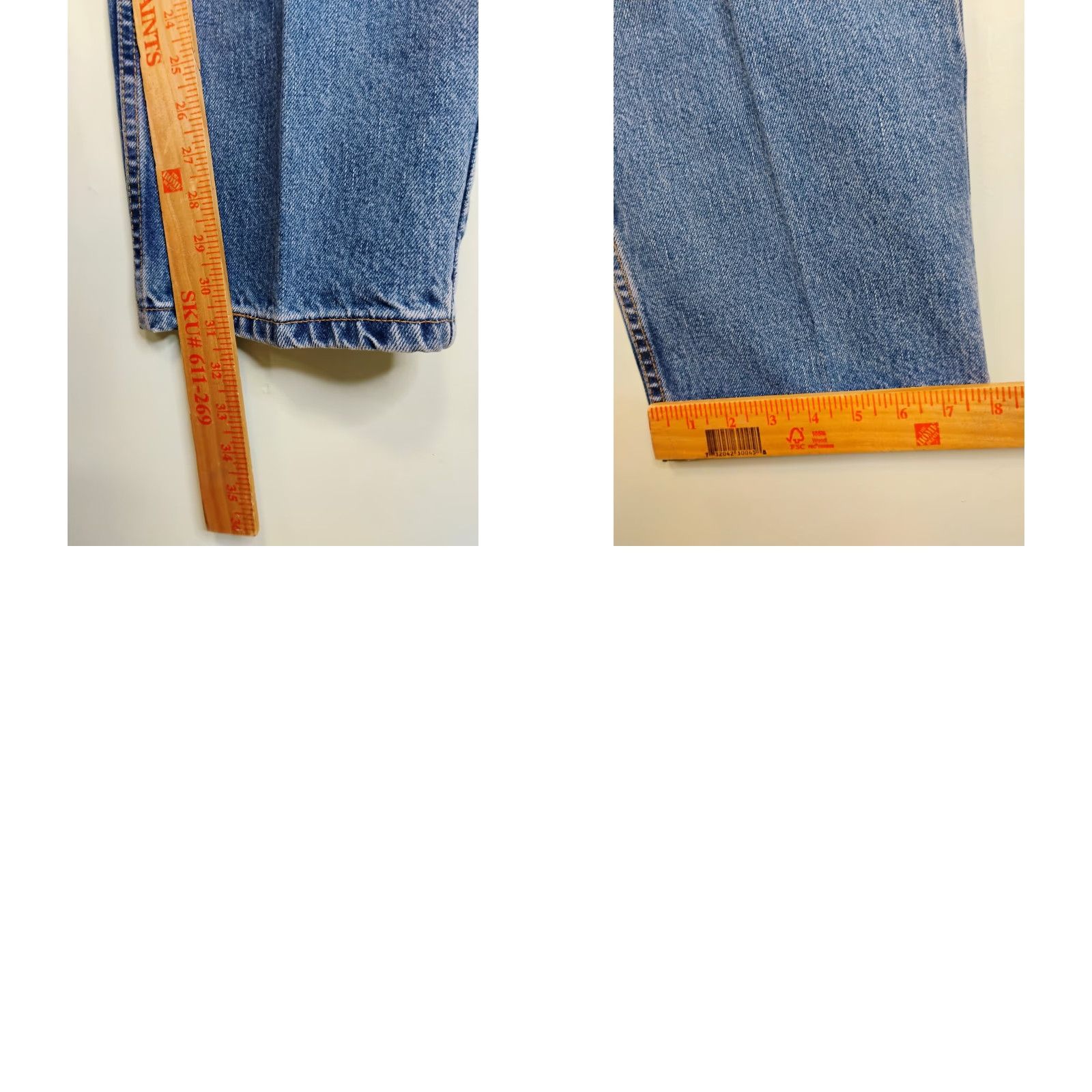 Levi's VINTAGE Levi's 550 Jeans Men's 36x31 Dark Wash Regular Inseam 31 Size US 36 / EU 52 - 8 Thumbnail