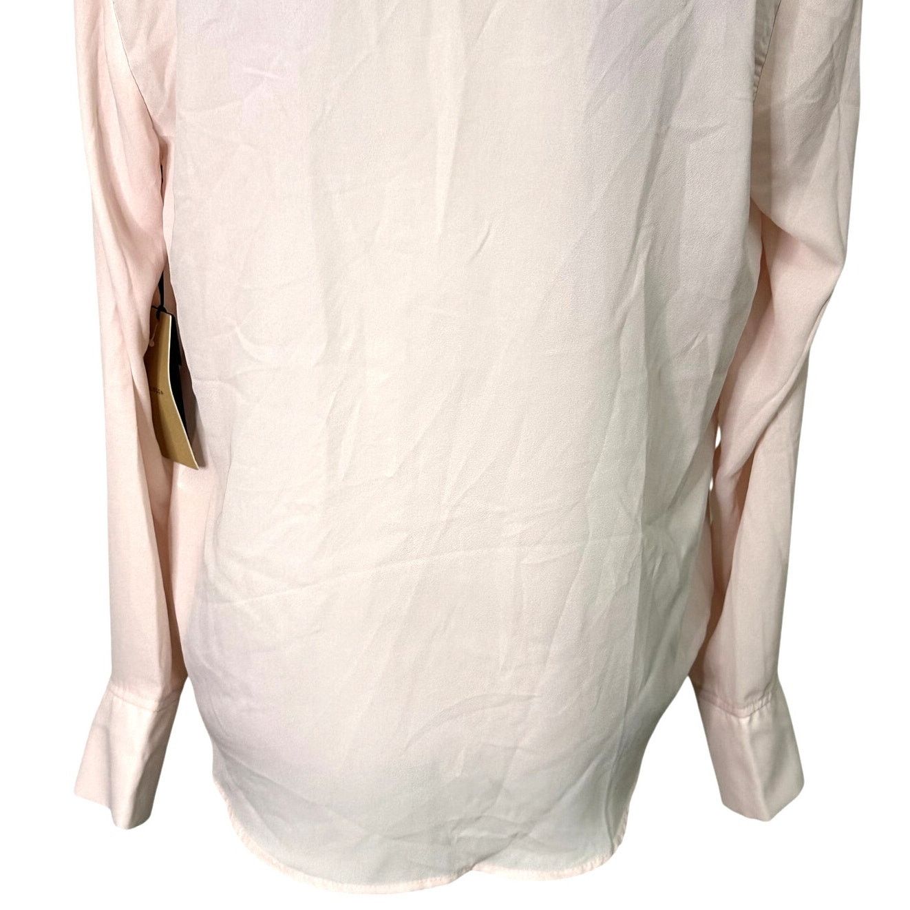 Other Halogen Faux Wrap Blouse Long Sleeves Light Pink Women's M Size M / US 6-8 / IT 42-44 - 7 Thumbnail