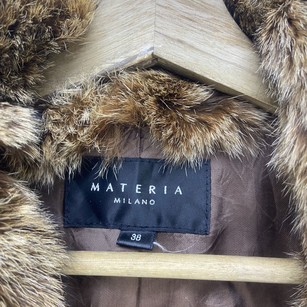 Japanese Brand Italian Materia Milano Mink Fur Coat Size XS / US 0-2 / IT 36-38 - 18 Thumbnail