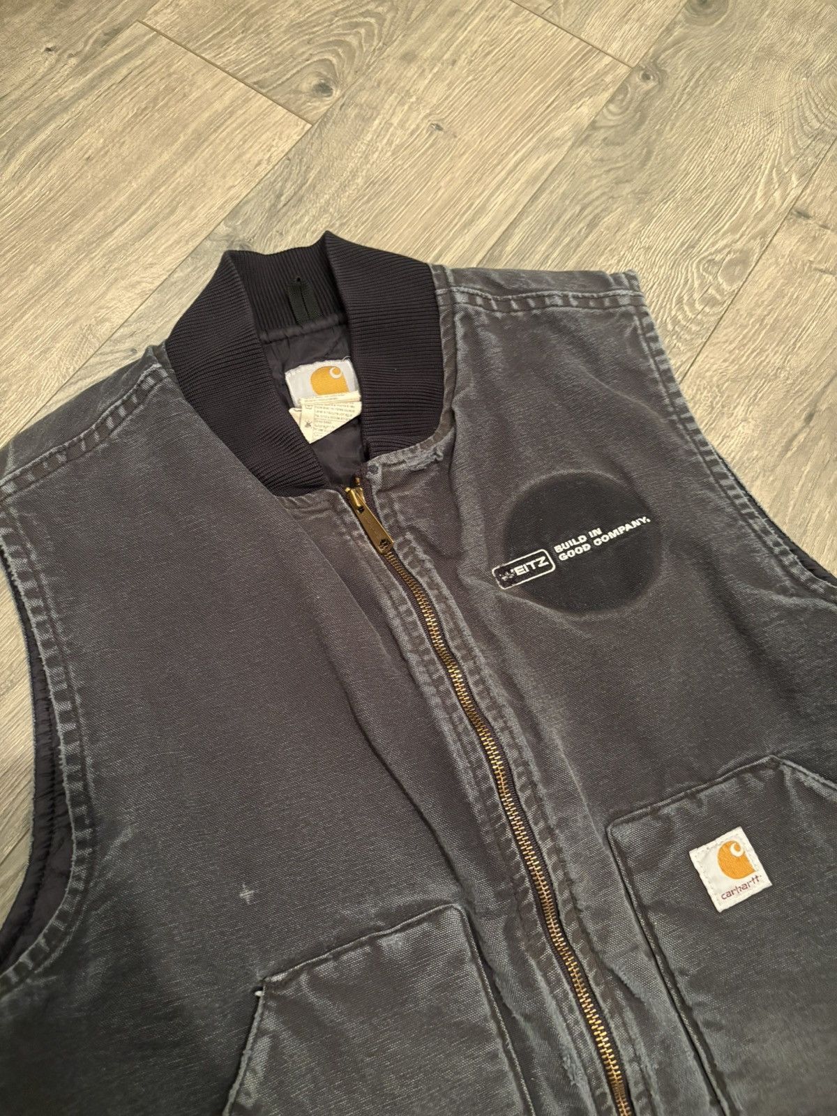 Carhartt × Vintage Vintage Carhartt Vest Tattered Size US XL / EU 56 / 4 - 2 Thumbnail