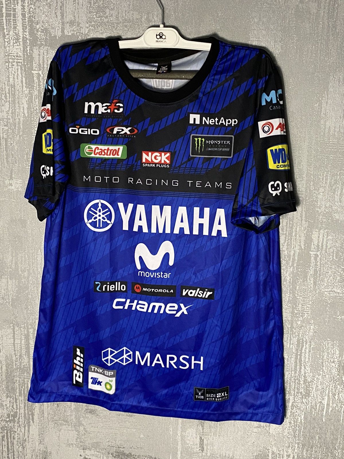 Formula 1 Moro Racing Team Yamaha shirt 45 fox Monster Size US M / EU 48-50 / 2 - 1 Thumbnail