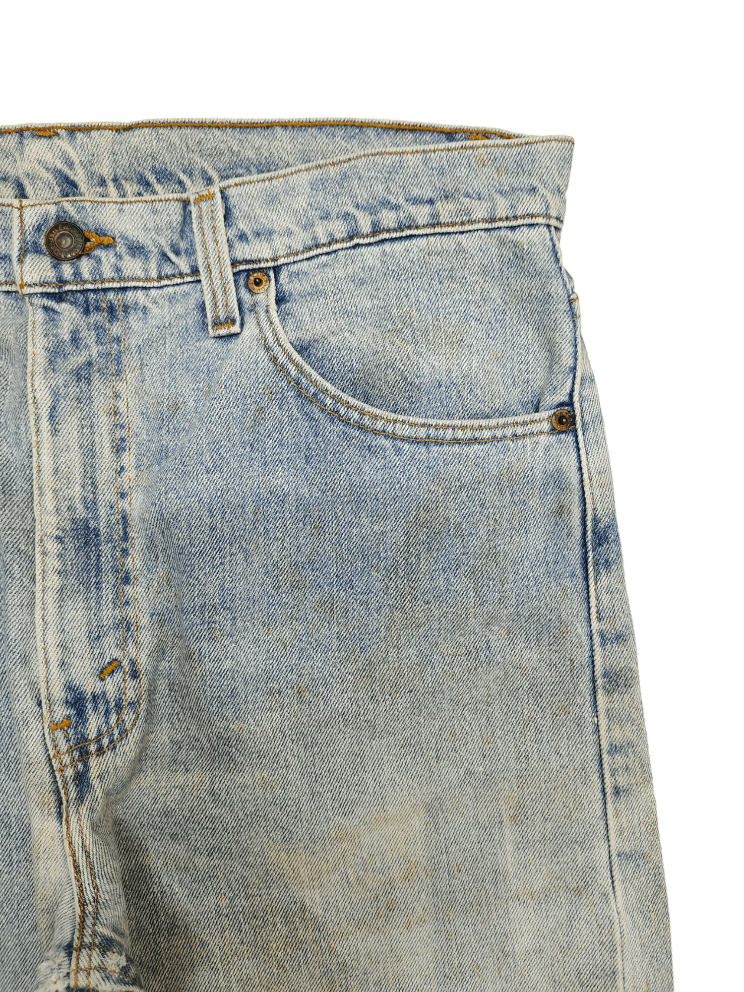 Levi's Vintage Clothing Vintage 90s Levi's 550 Sand Light Wash Faded Denim Jeans Size US 36 / EU 52 - 4 Thumbnail