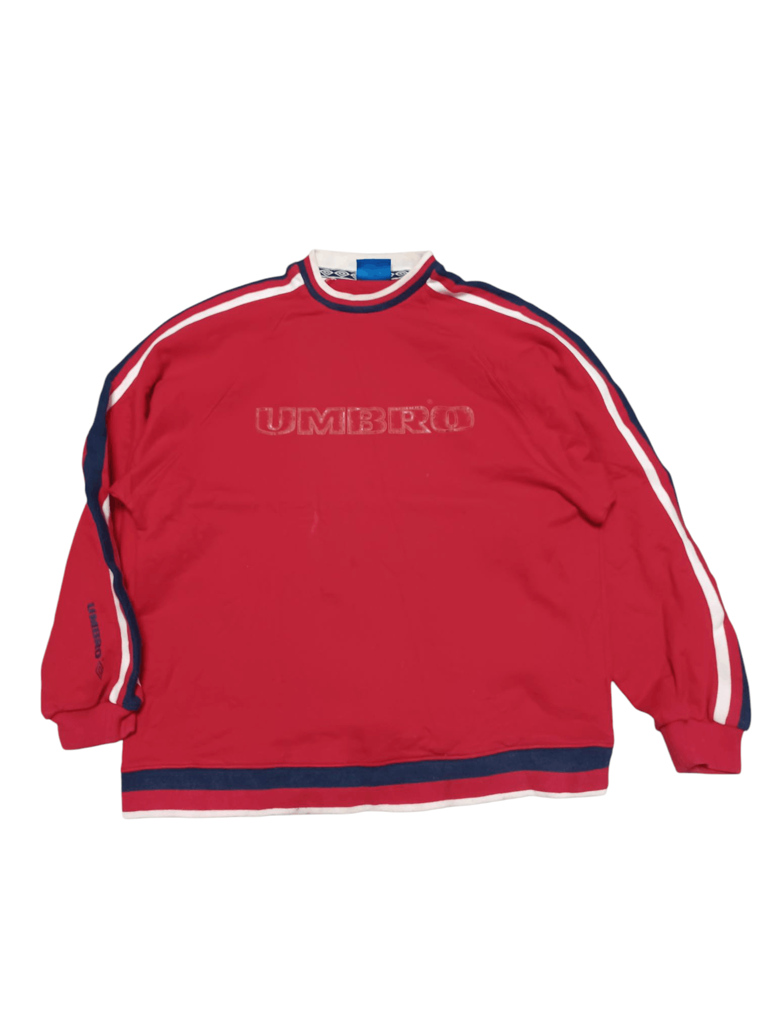 Umbro UMBRO VINTAGE 90S FIRE BIGLOGO SWEATSHIRT MANCHESTER STYLE Size US XL / EU 56 / 4 - 1 Thumbnail