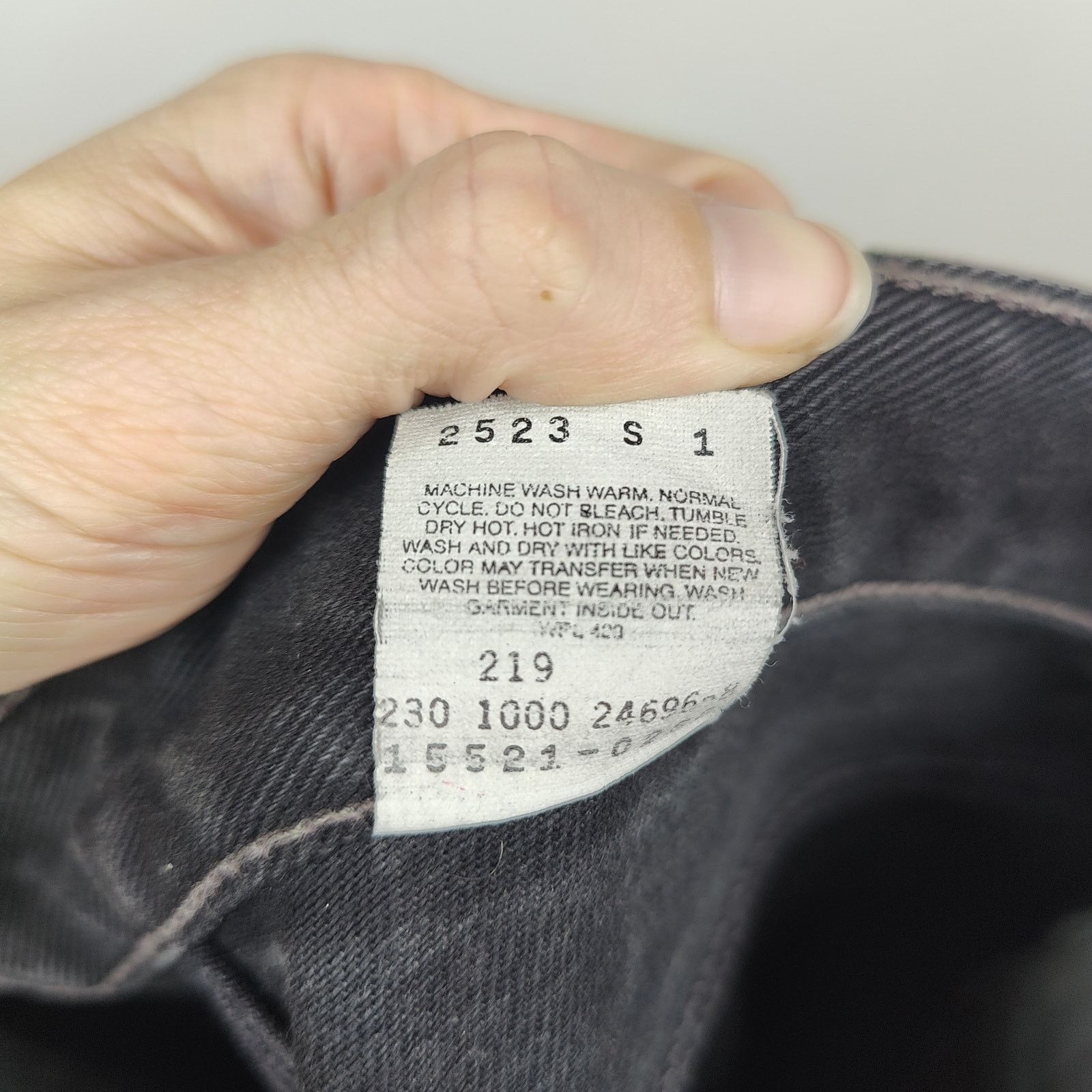 Levi's Vintage 90s Levi's 512 Jeans Womens 8 Black Wash Size US 29 - 10 Thumbnail