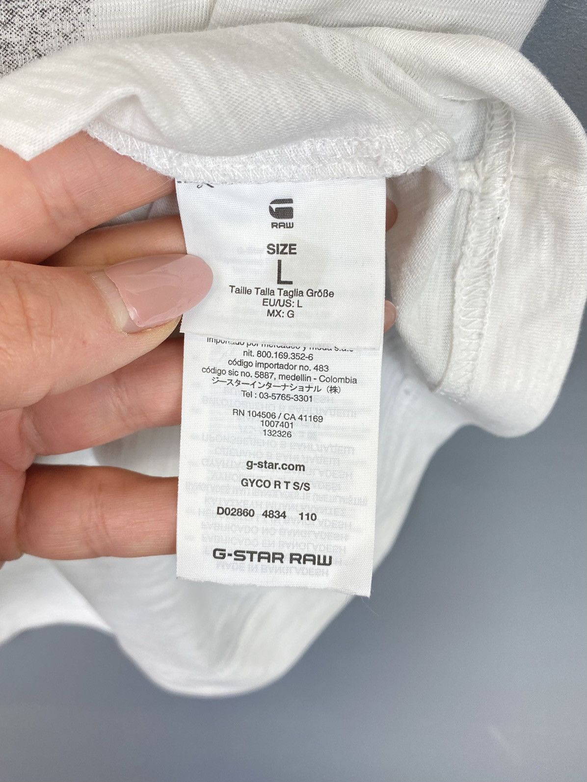 Other G-Star Raw Gyco R T S/S T-Shirt Men’s Size L White Top Y2K Size US L / EU 52-54 / 3 - 8 Thumbnail