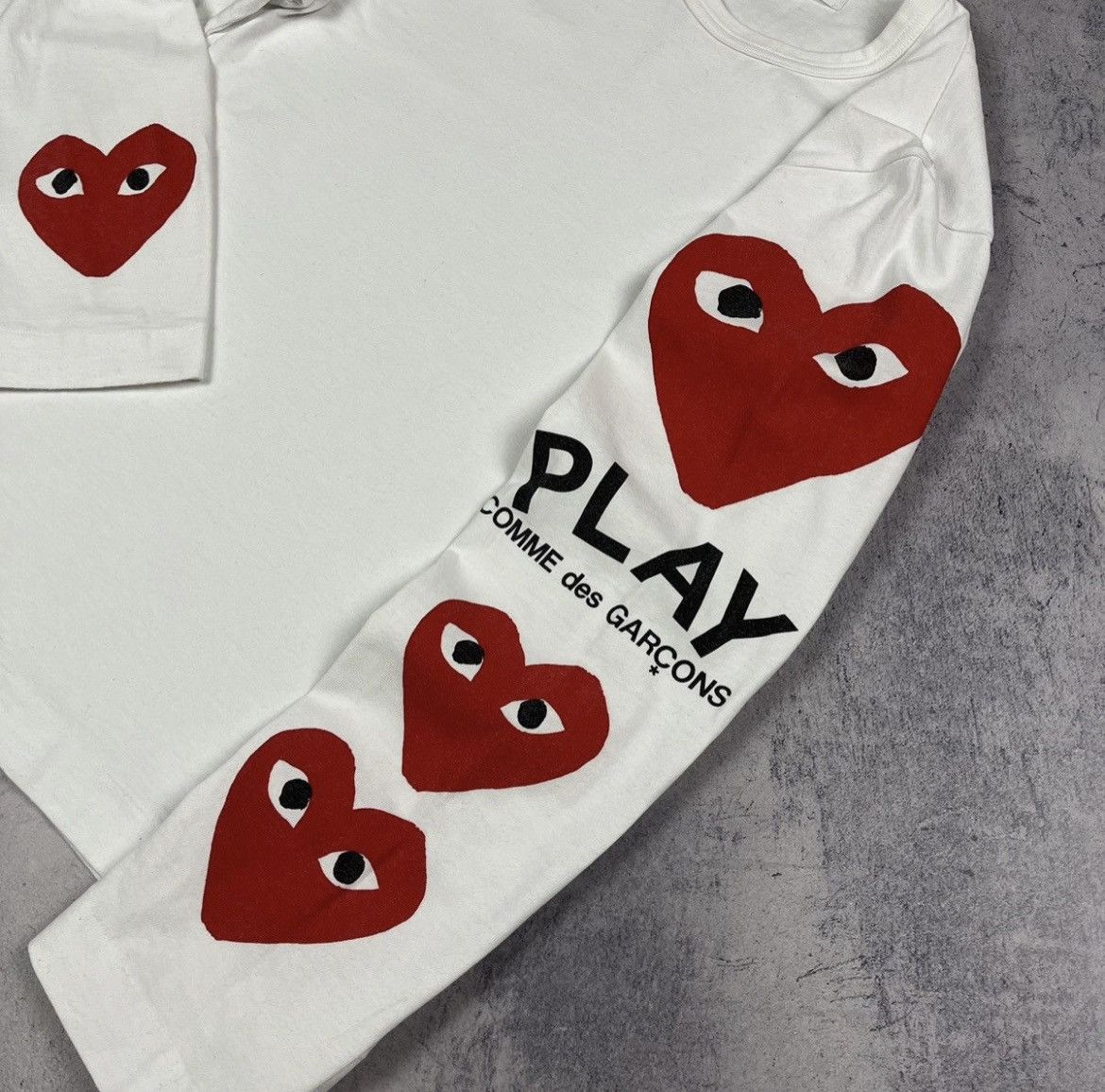 Comme des Garcons Comme Des Garcons Heart Big Logo Y2K Long Sleeve Shirt Size US XS / EU 42 / 0 - 3 Thumbnail