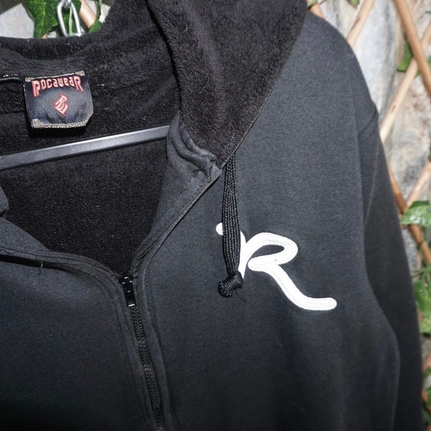 Rocawear Vintage Y2K rocawear Jay Z hip hop 2000s fleece lined hoodie Size US XXL / EU 58 / 5 - 2 Thumbnail