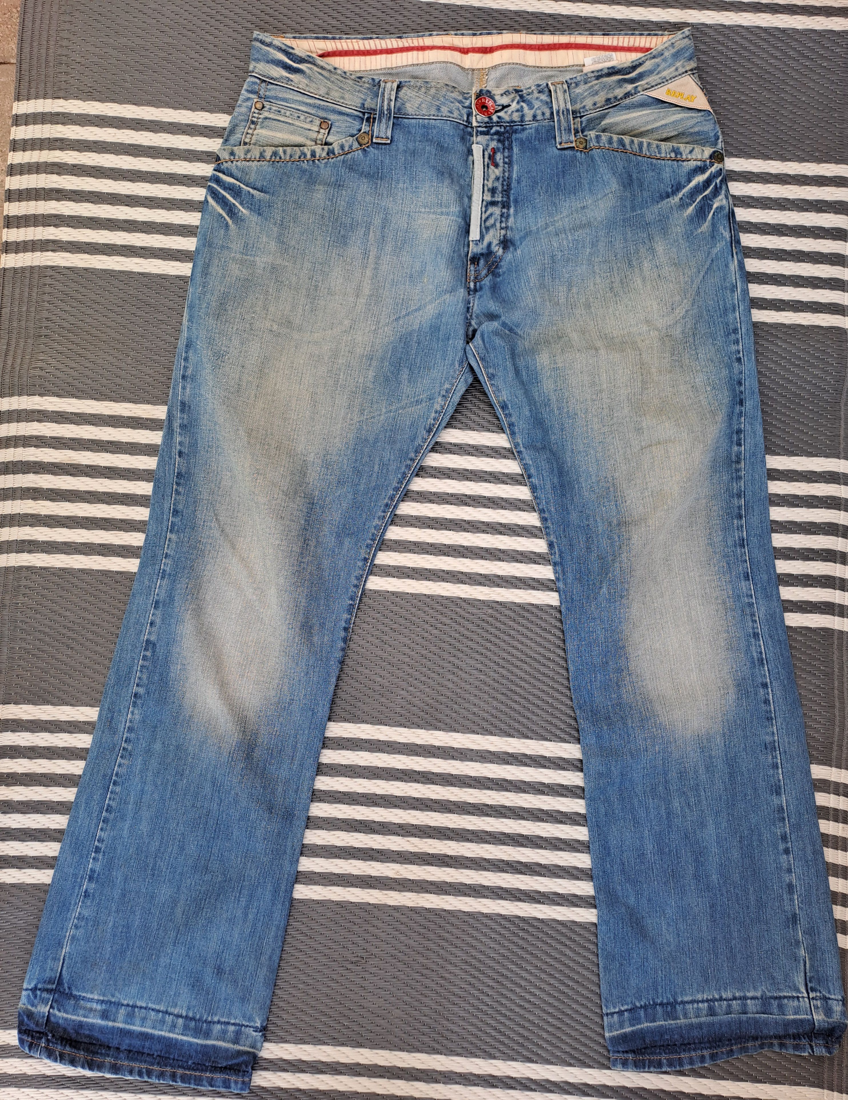 Replay Vintage mens Replay jeans '34' size Size US 34 / EU 50 - 1 Thumbnail