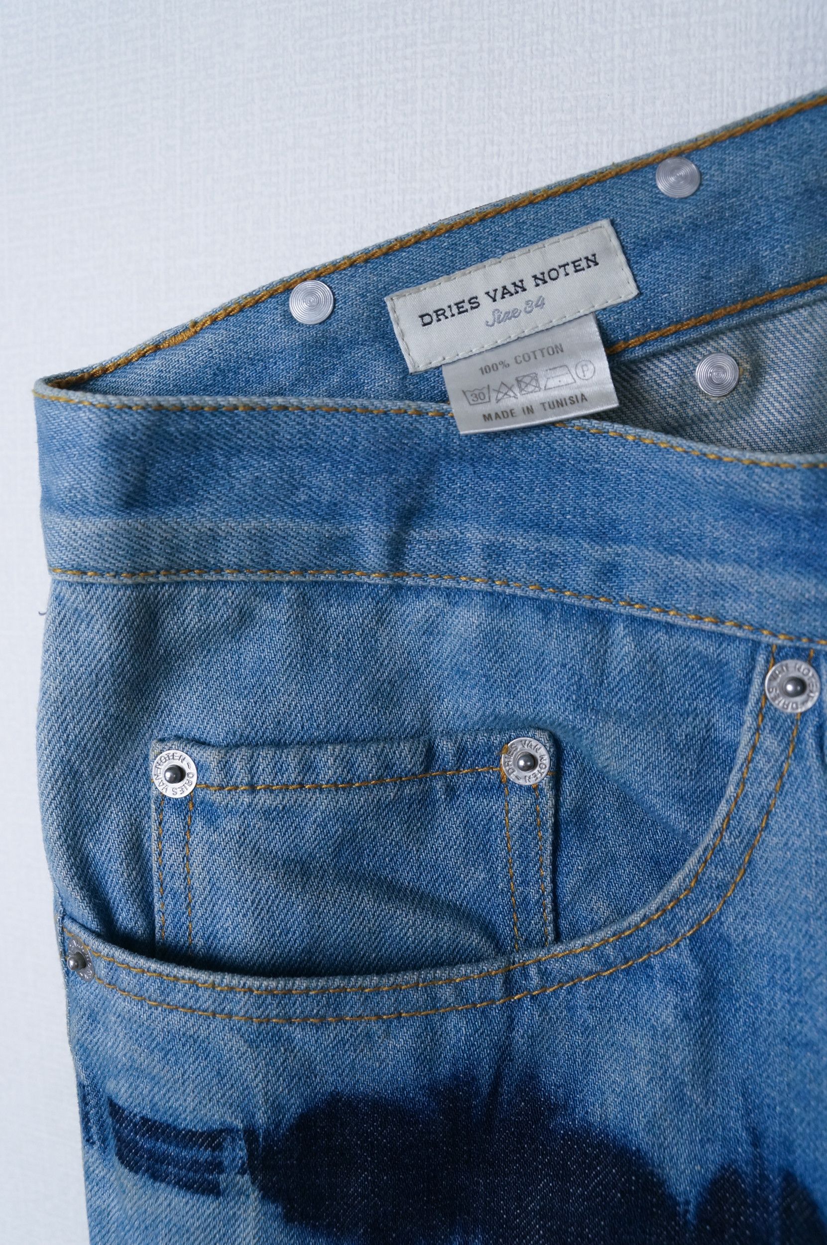 Dries Van Noten Dries Van Noten Tie Dye Jeans Size US 34 / EU 50 - 5 Thumbnail