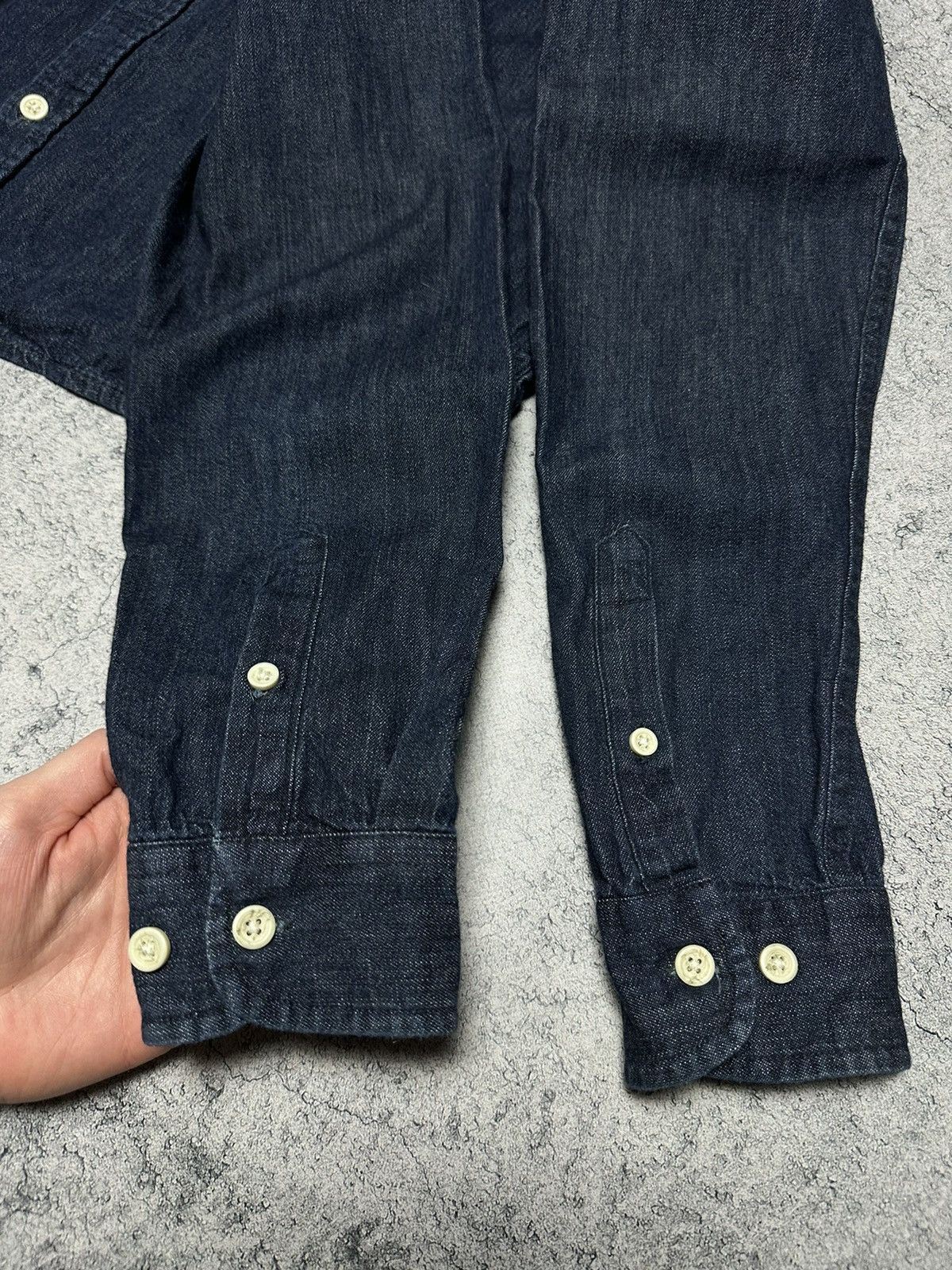 Folk Folk Denim Indigo Shirt Size 4 Size US L / EU 52-54 / 3 - 7 Thumbnail