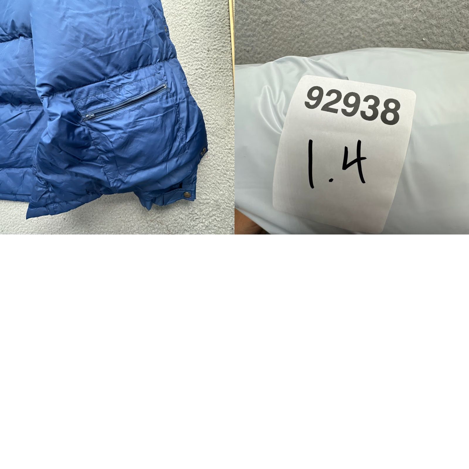 Vintage VINTAGE LL Bean Goose Down Puffer Jacket Men 2XL Blue Quilted Snap Button Regular Fit 90s Season: Fall Winter Spring Woman/Boy? Size US XXL / EU 58 / 5 - 9 Thumbnail