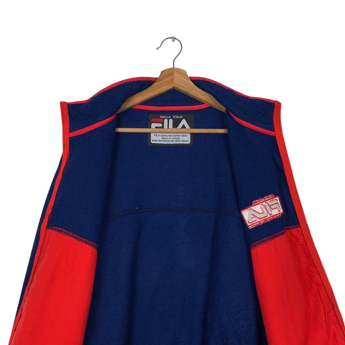 Fila 90's FILA Turtleneck Blue Zipper Fleece Jacket #2082-C91 Size US L / EU 52-54 / 3 - 12 Thumbnail