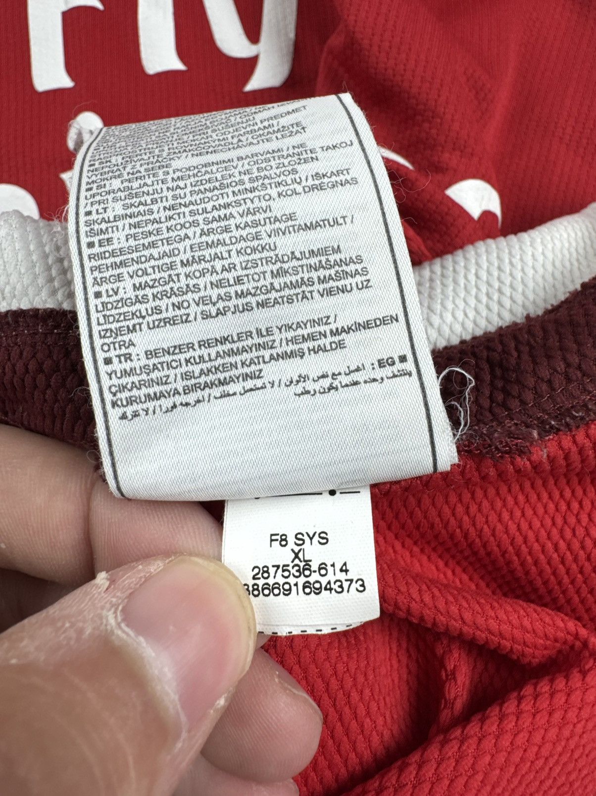 Nike Vintage Arsenal London Nike Red 2008/2010 Soccer Football XL T Shirt Jersey Kit Size US XL / EU 56 / 4 - 13 Thumbnail