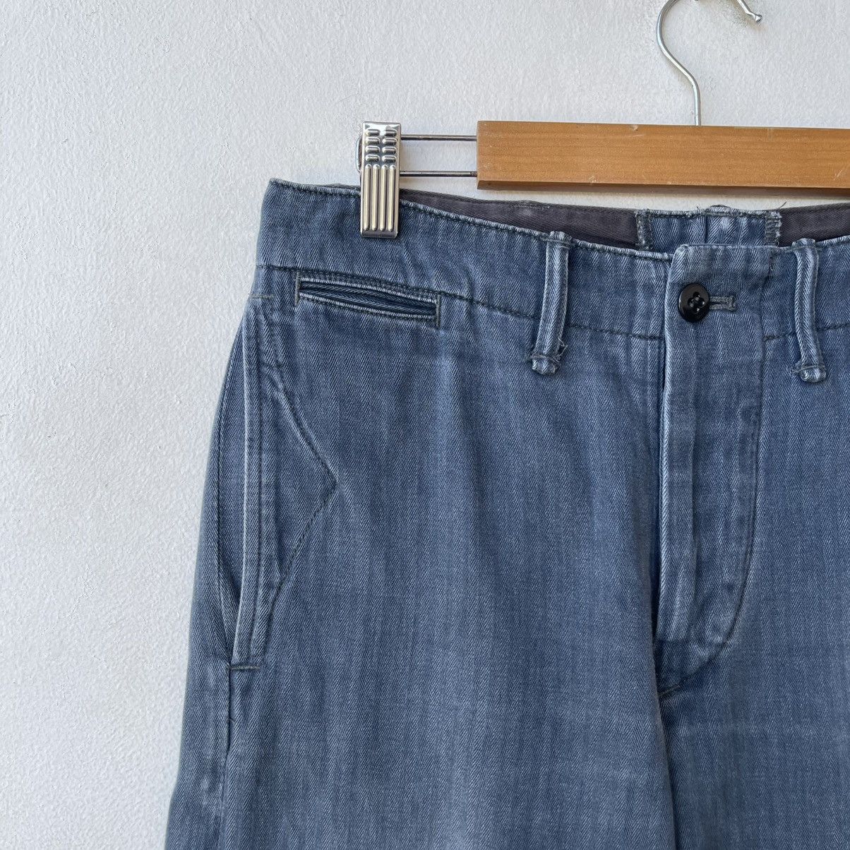 RRL Ralph Lauren RRL Ralph Lauren Herringbone Twill (HBT) Officer Trousers Size US 28 / EU 44 - 6 Thumbnail