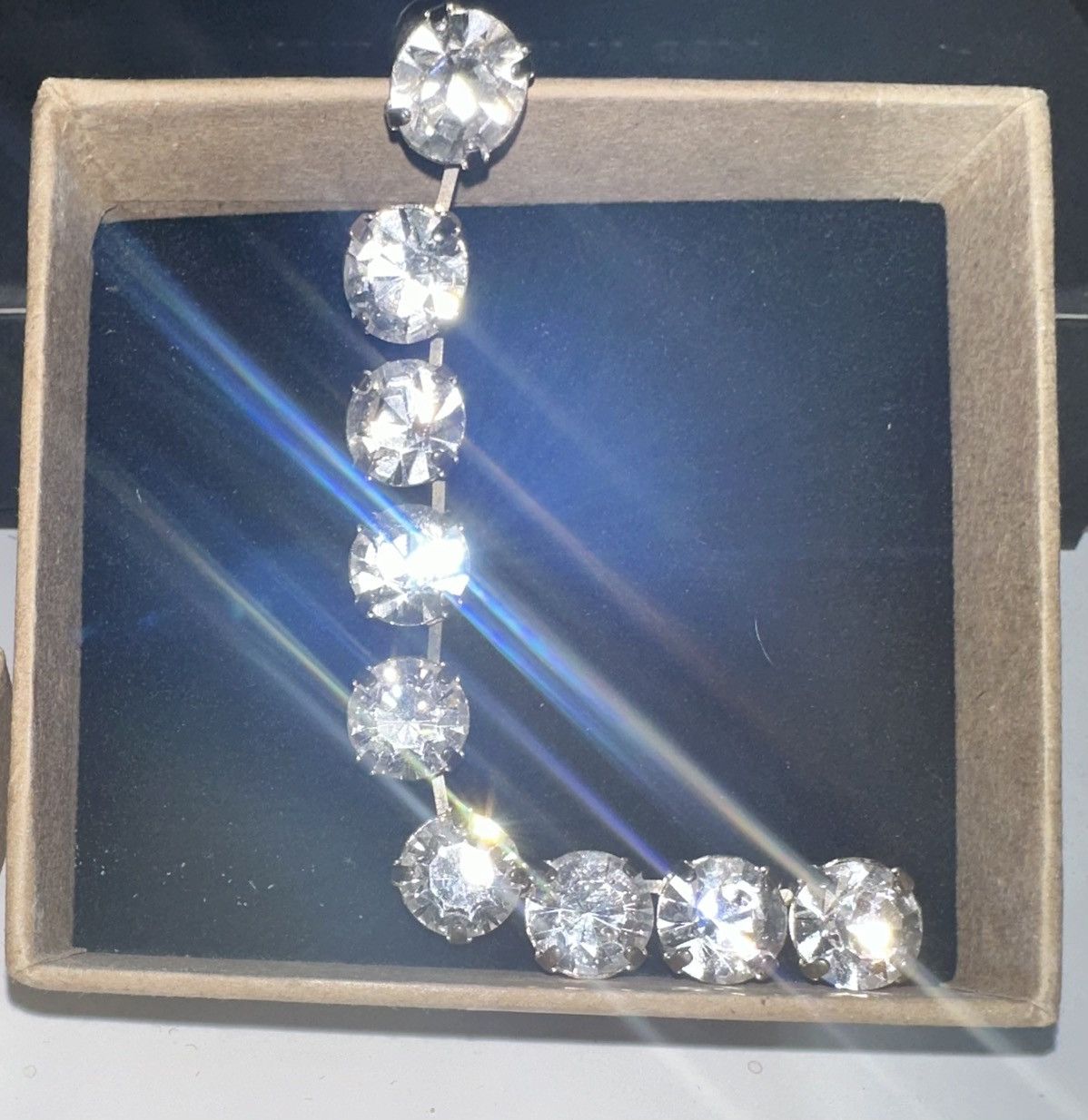 AMI Alex Mattiussi x Strass/Swarovski Crystal Drop Earring Size ONE SIZE - 3 Thumbnail