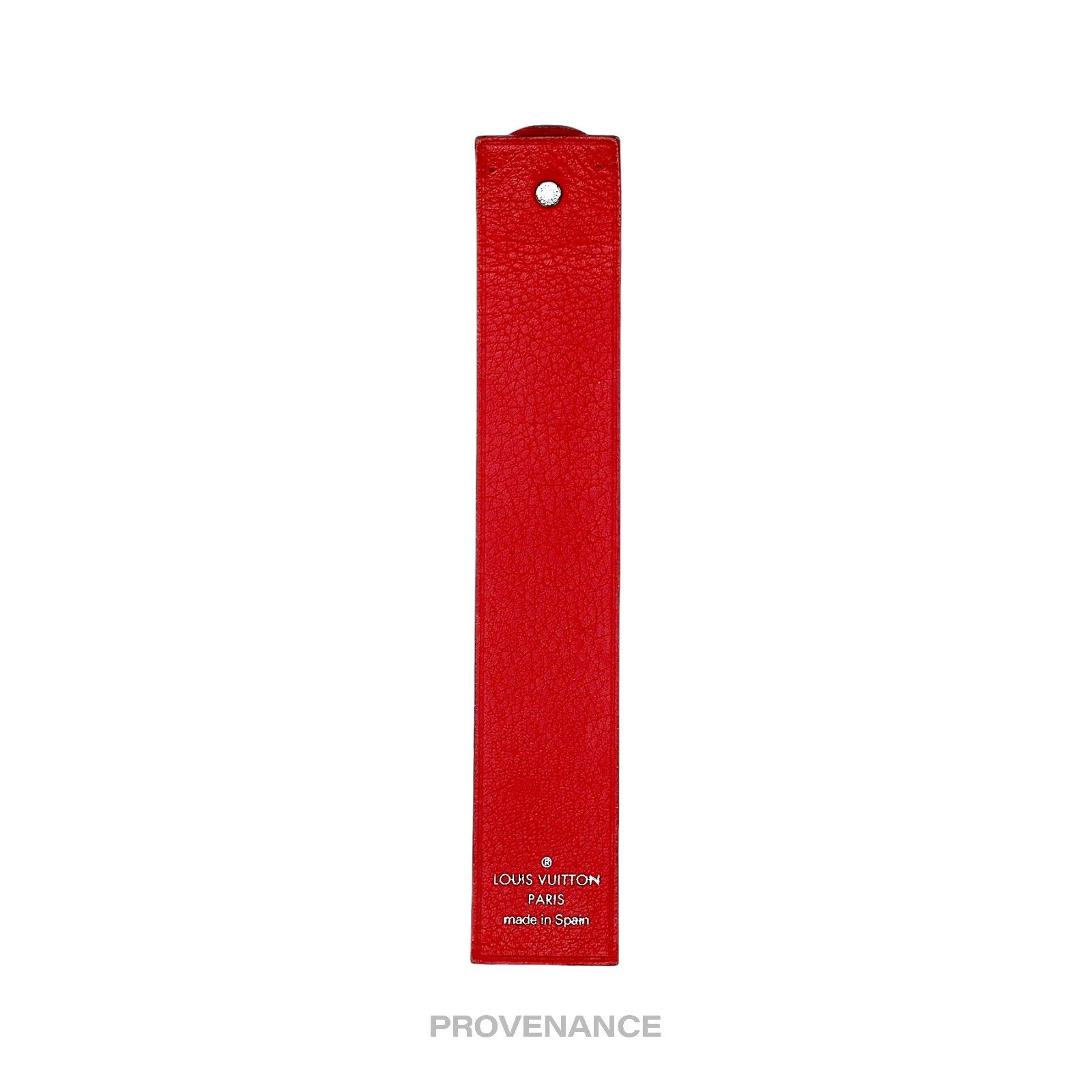 Louis Vuitton 🔴 Louis Vuitton Bookmark - Monogram Flower VVN/RED Size ONE SIZE - 2 Thumbnail