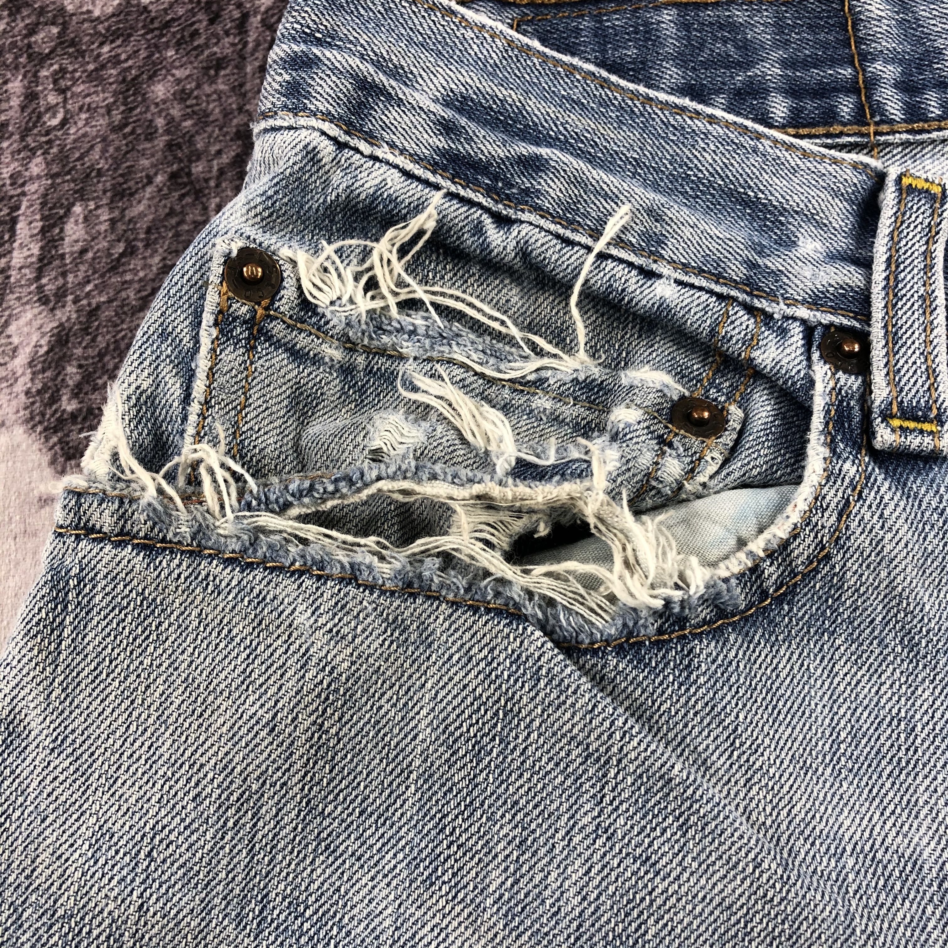 Levi's × Vintage Vintage Light Wash Levis Jeans-JM2546 Size US 33 - 10 Thumbnail