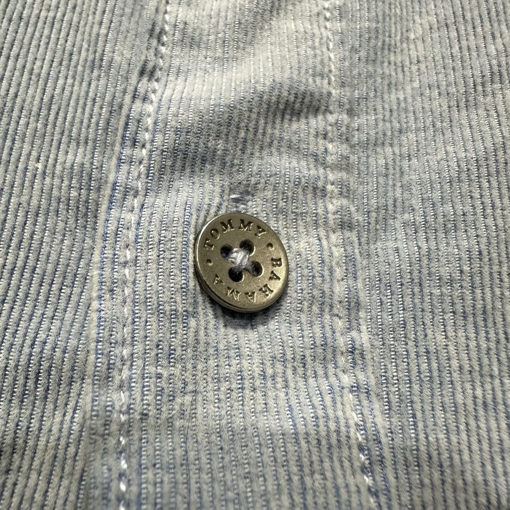 Tommy Bahama Tommy Bahama Shirt Mens 2XL Blue Coastline Cord Button Up Casual Corduroy EUC Size US XXL / EU 58 / 5 - 7 Thumbnail