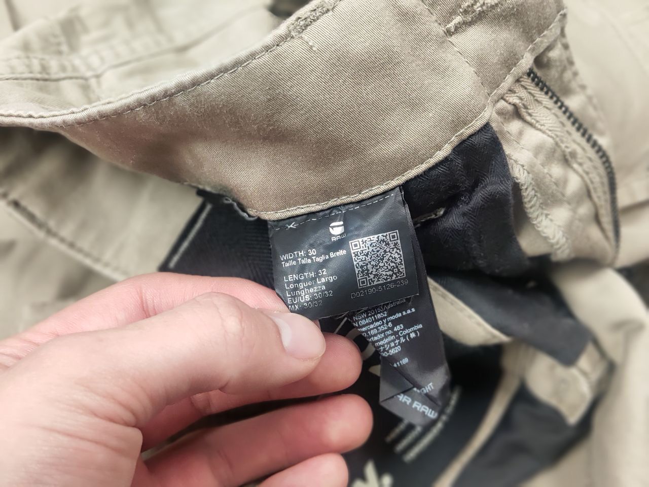 G-Star G Star Raw rovic zip 3d straight tapered Cargo Pants Vintage Size US 30 / EU 46 - 20 Thumbnail