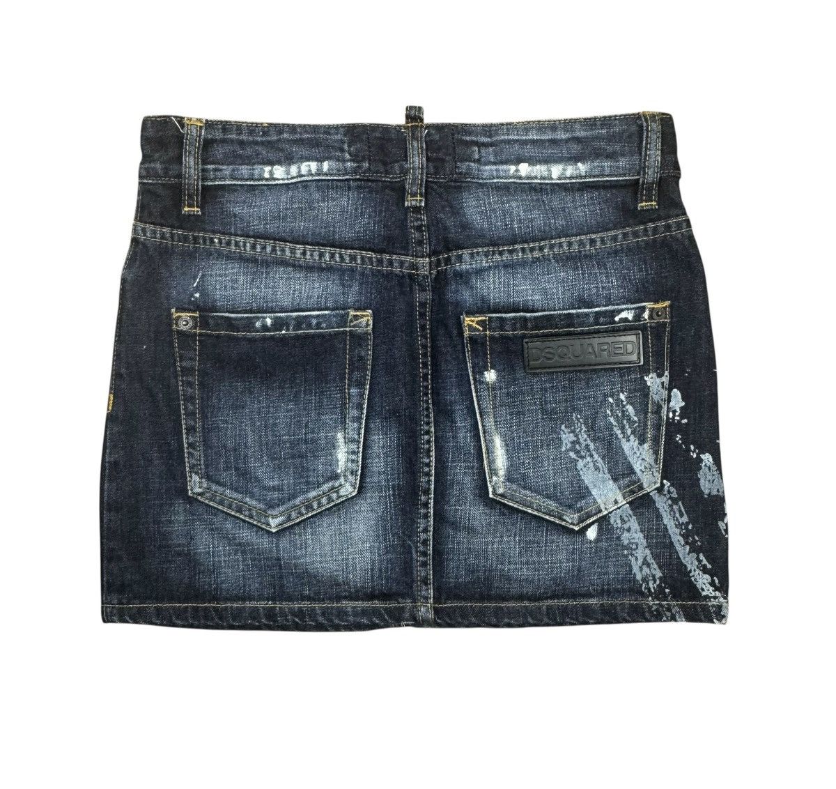 Dsquared2 Daquared Denim Mini Skirt Logo size XS Distressed Size 26" / US 2 / IT 38 - 13 Thumbnail