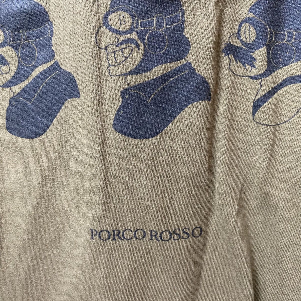 Anime Vintage PORCO ROSSO Studio Ghibli Anime Movie Tee Size US L / EU 52-54 / 3 - 3 Thumbnail