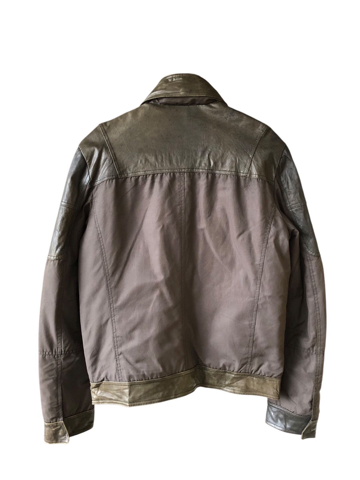 If Six Was Nine Carol Christian Poell Style ZIOSONGZIO Half Leather Jacket Size US M / EU 48-50 / 2 - 2 Thumbnail