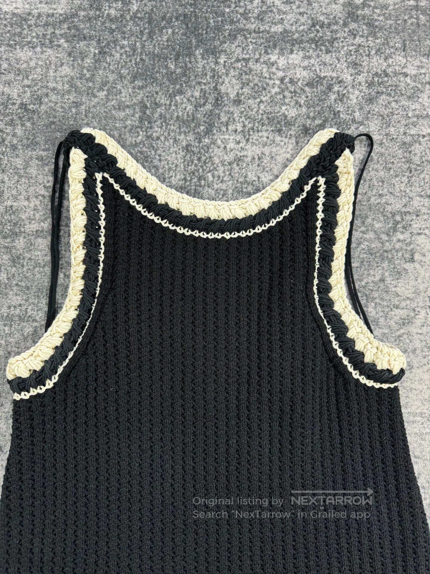 Chanel Chanel Black and White Knit Dress. Size XS / US 0-2 / IT 36-38 - 3 Thumbnail