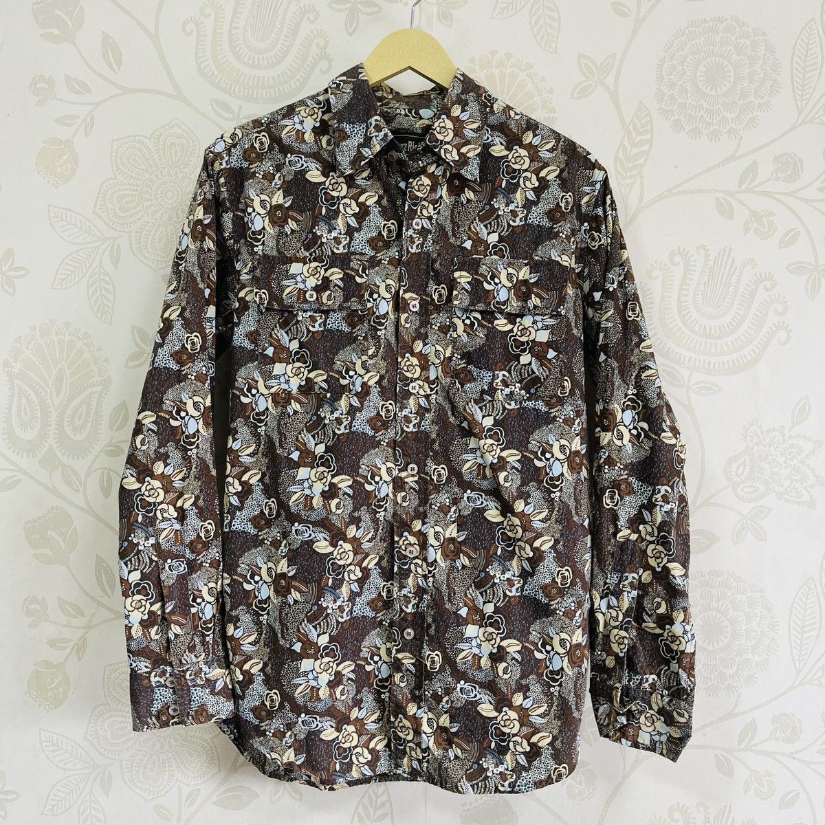 Buzz Rickson's × Vintage Buzz Rickson Shirts Floral Buttons Up Size US L / EU 52-54 / 3 - 3 Thumbnail