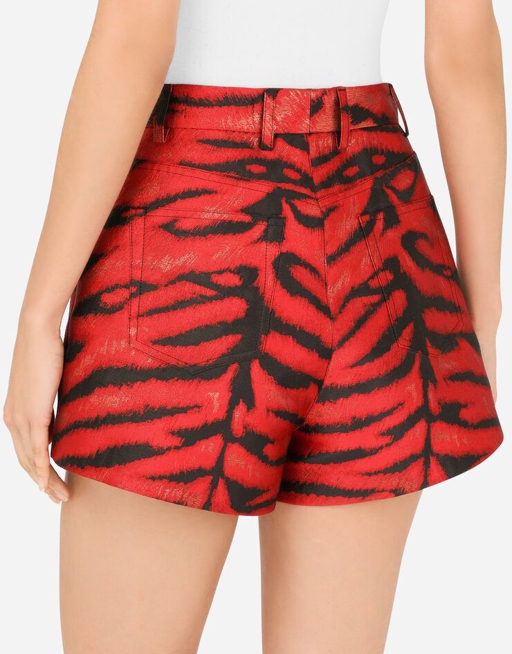 Dolce & Gabbana o1y0925 Short in Red/Black Size 26" / US 2 / IT 38 - 3 Thumbnail
