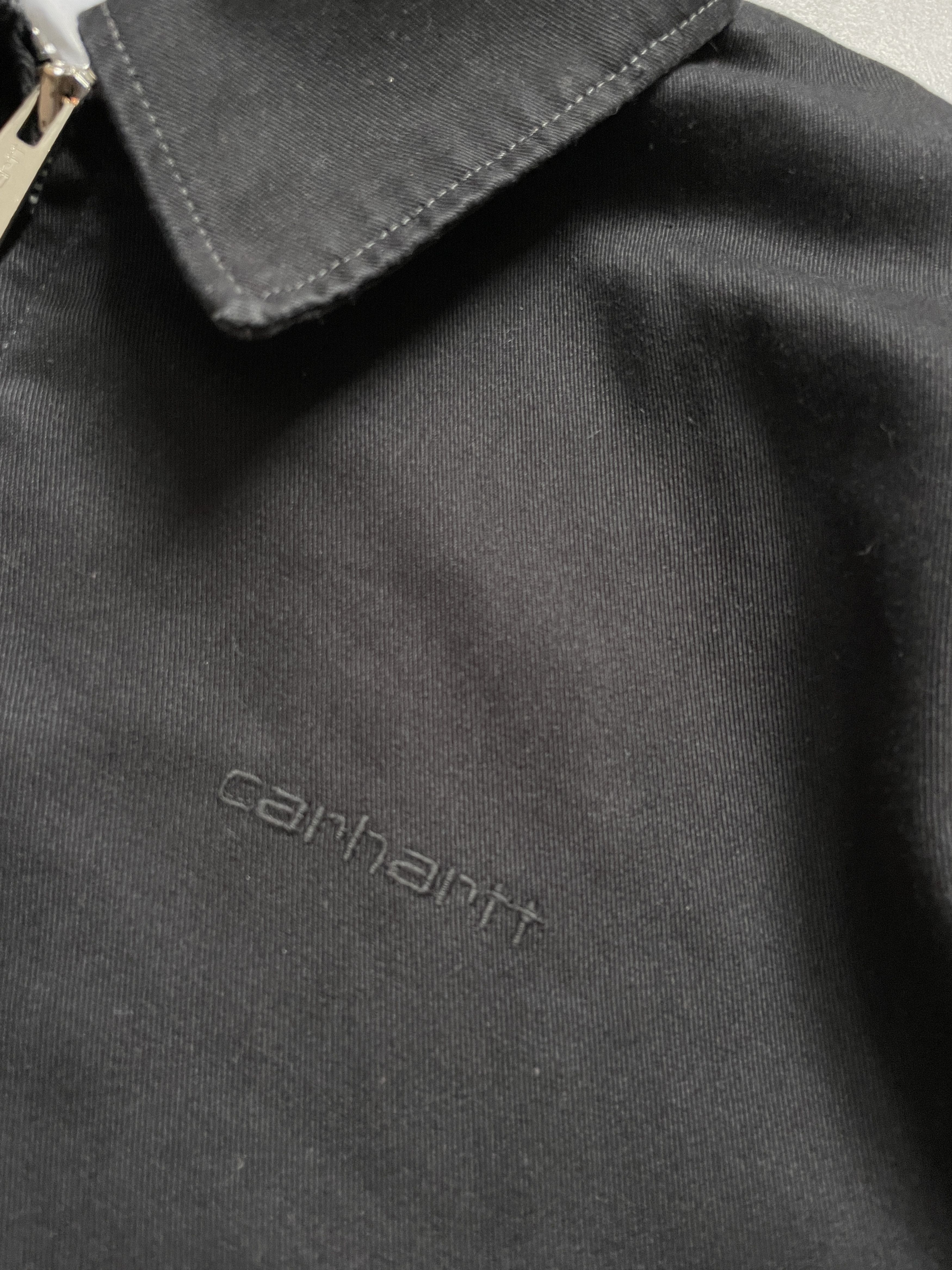 Carhartt VINTAGE CARHARTT BLACK DETROIT OVERSHIRT JACKET Size US L / EU 52-54 / 3 - 2 Thumbnail
