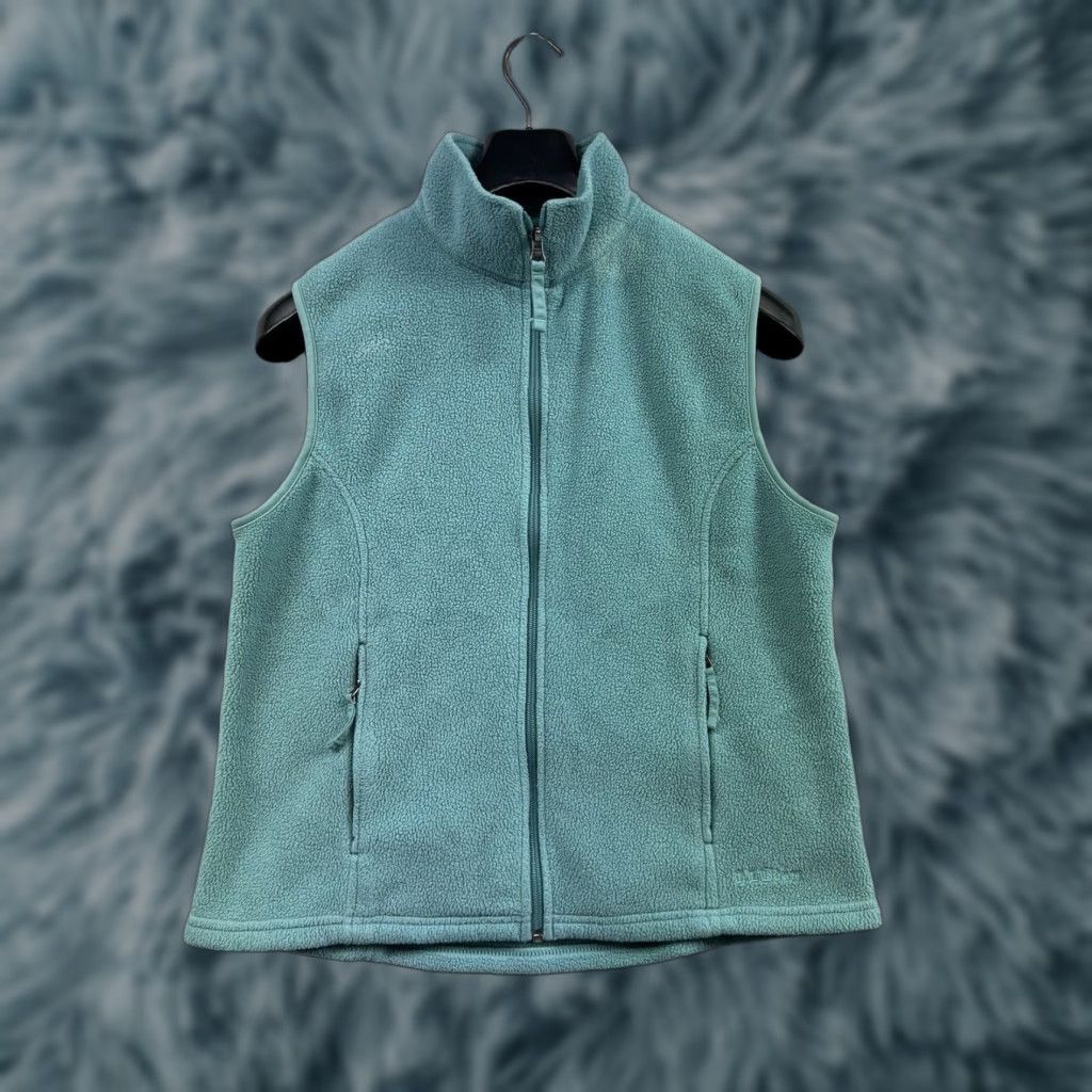 Vintage LL Bean Vest Womens Size Medium Polartec Light Blue Full Zip Size M / US 6-8 / IT 42-44 - 1 Thumbnail
