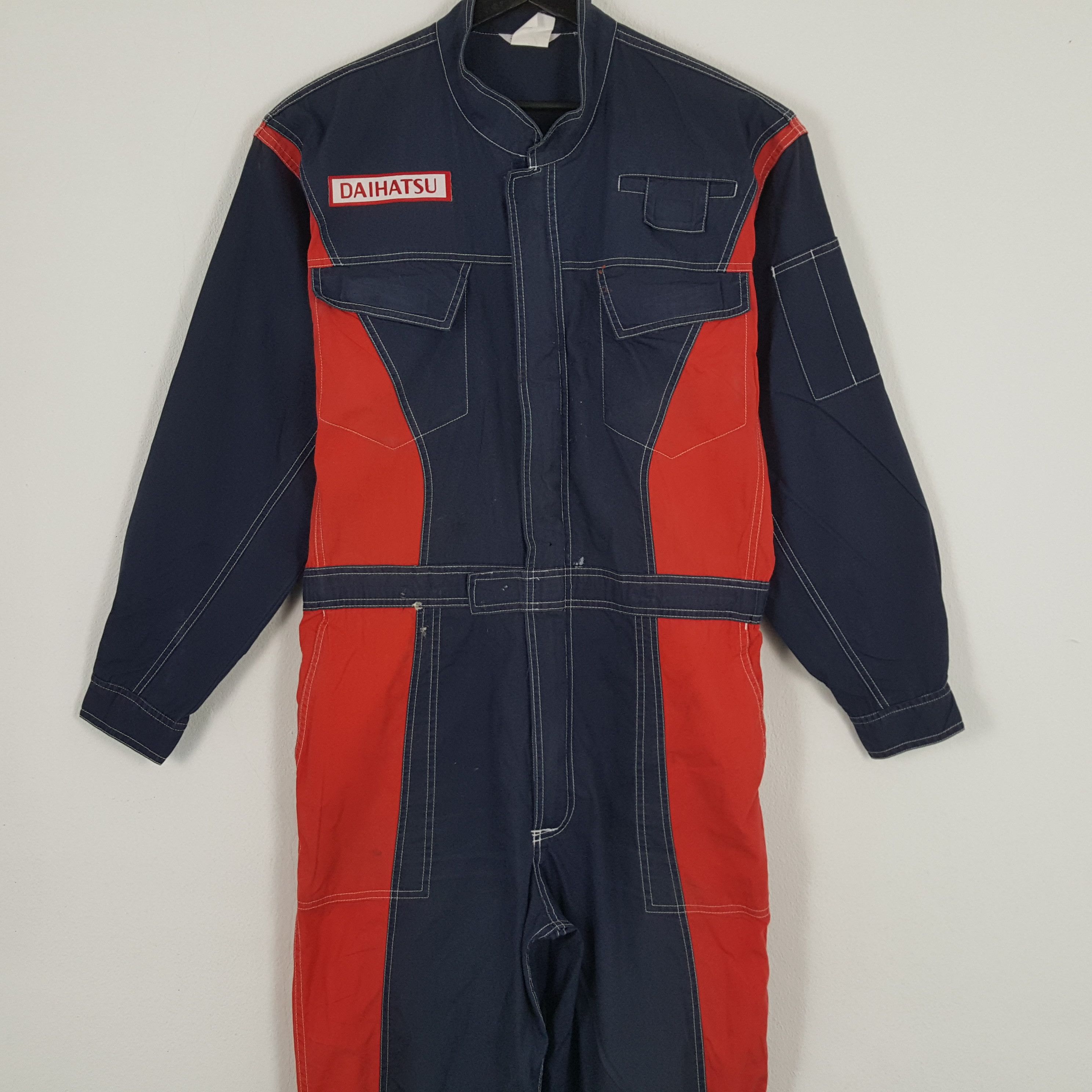 Vintage DAIHATSU Japanese Motorsports Racing Style Coverall Jacket Size US L / EU 52-54 / 3 - 5 Thumbnail