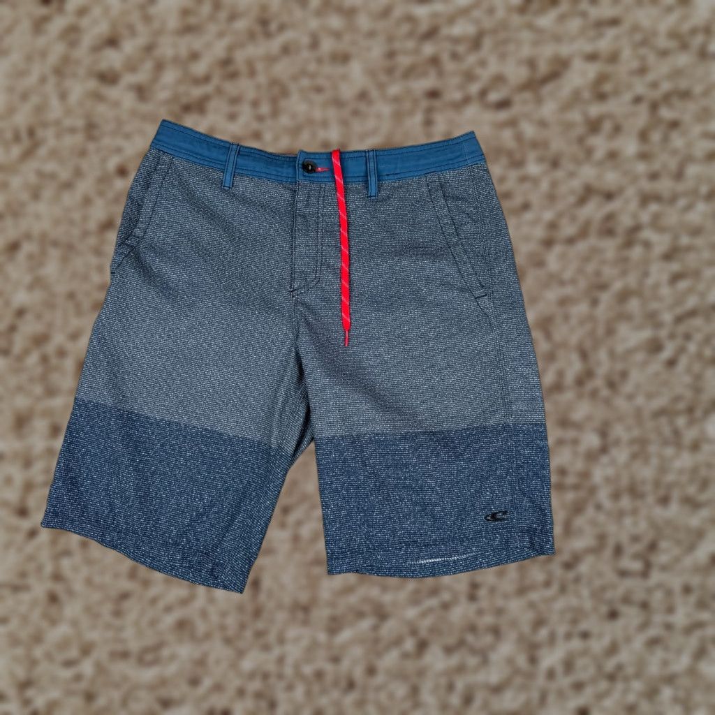 O'Neill ONeill Shorts Men Gray 32 Blue Hybrid Short Polyester Blend Skate Beach 32x11 Size US 32 / EU 48 - 1 Thumbnail