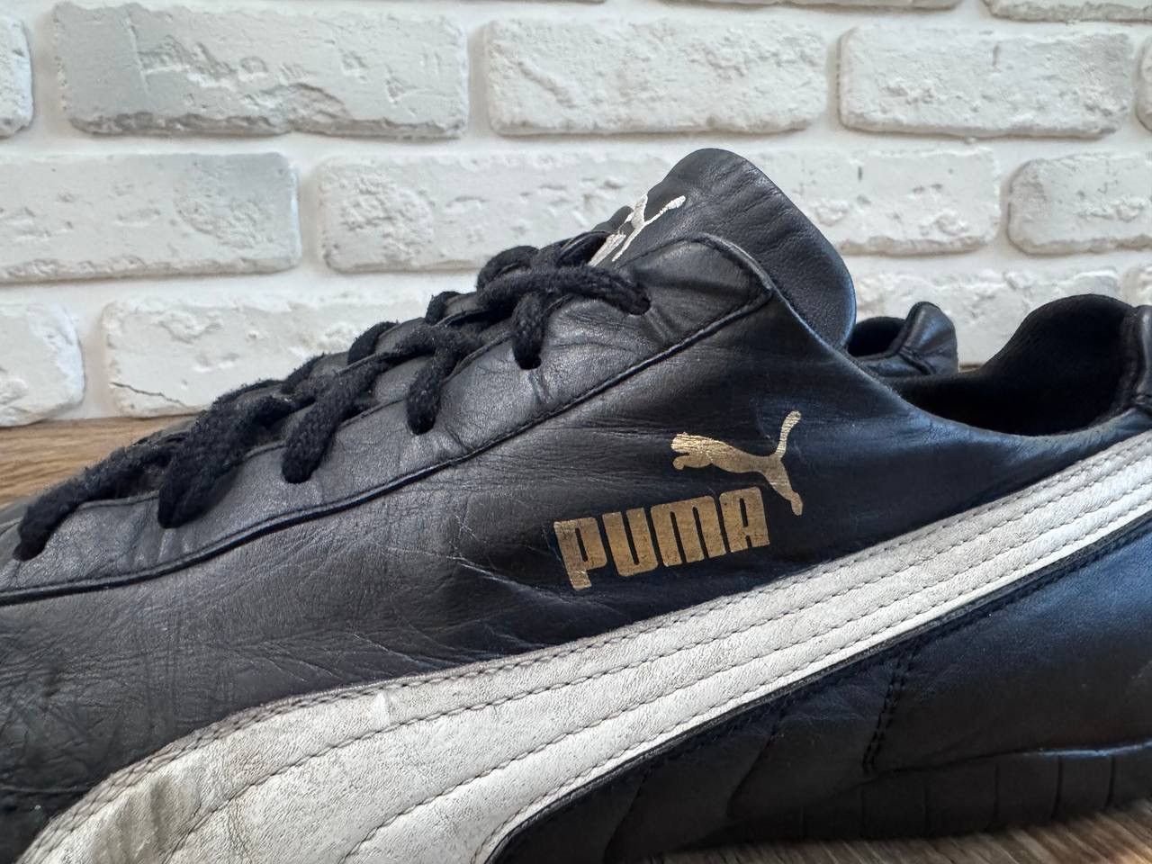 Puma Vintage Puma Speedcat Black Leather Sneakers Size US 11.5 / EU 44-45 - 8 Thumbnail
