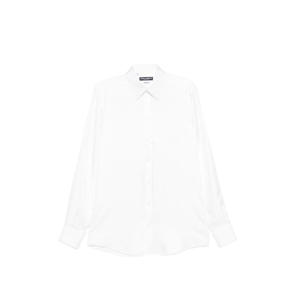 Dolce & Gabbana Dolce & Gabbana WHITE Shirts Size US L / EU 52-54 / 3 - 1 Thumbnail