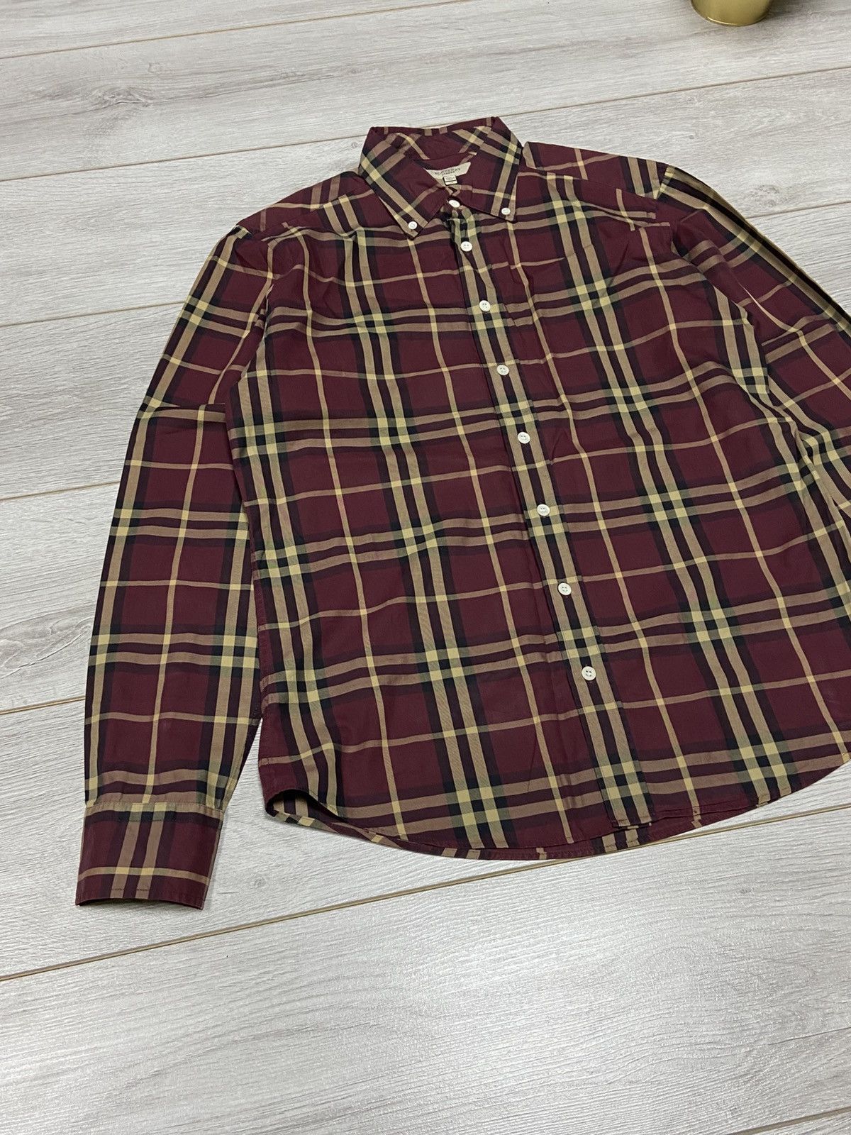 Burberry Burberry Brit shirt nova check overprint vintage Size US M / EU 48-50 / 2 - 3 Thumbnail