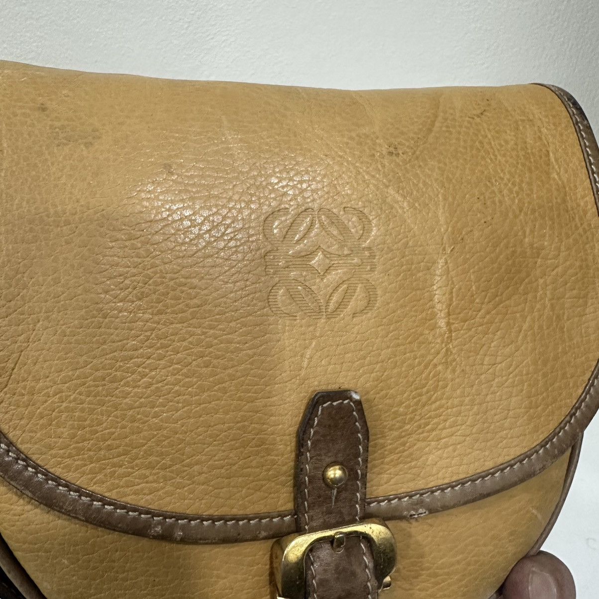 Loewe ‼️YES‼️ VINTAGE LOEWE LEATHER SHOULDER BAG Size ONE SIZE - 5 Thumbnail