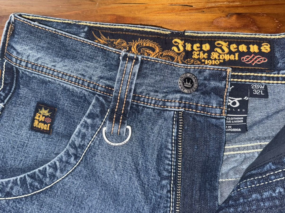 JNCO JNCO W Royal Hand-Sand Dark Stone Size 23" - 2 Thumbnail