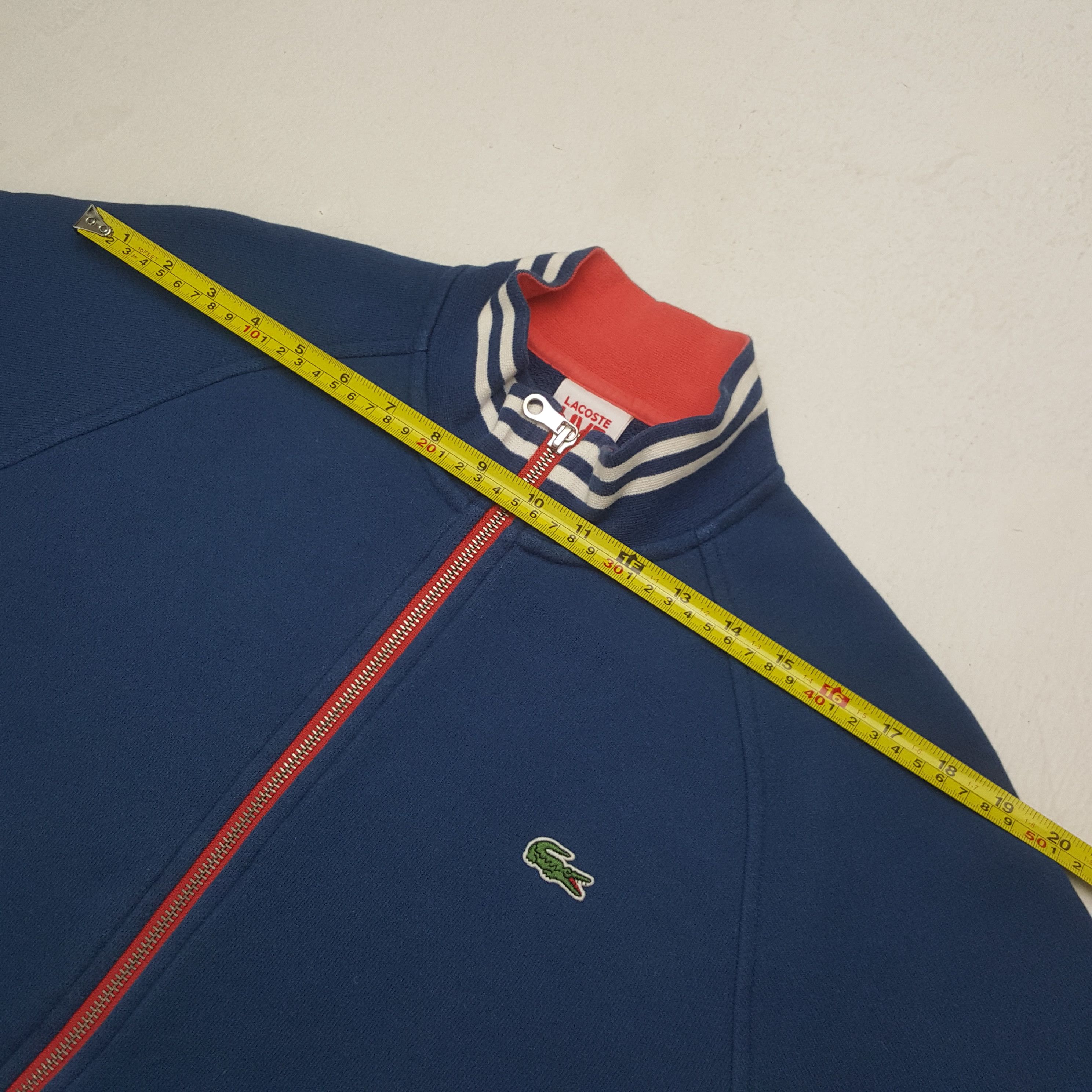 Lacoste Vintage Lacoste Live Fleece Zipper Jacket Size US S / EU 44-46 / 1 - 6 Thumbnail