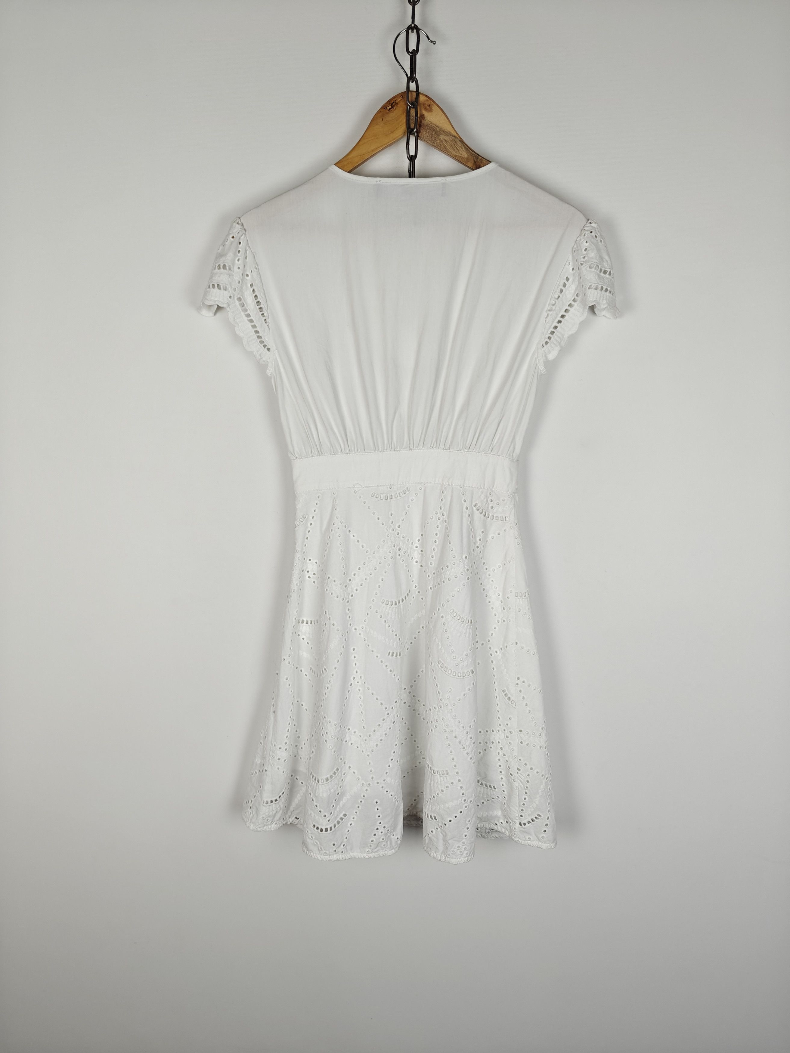 Karl Lagerfeld Karl Lagerfeld White Dress Cotton size IT38 Size XS / US 0-2 / IT 36-38 - 8 Thumbnail