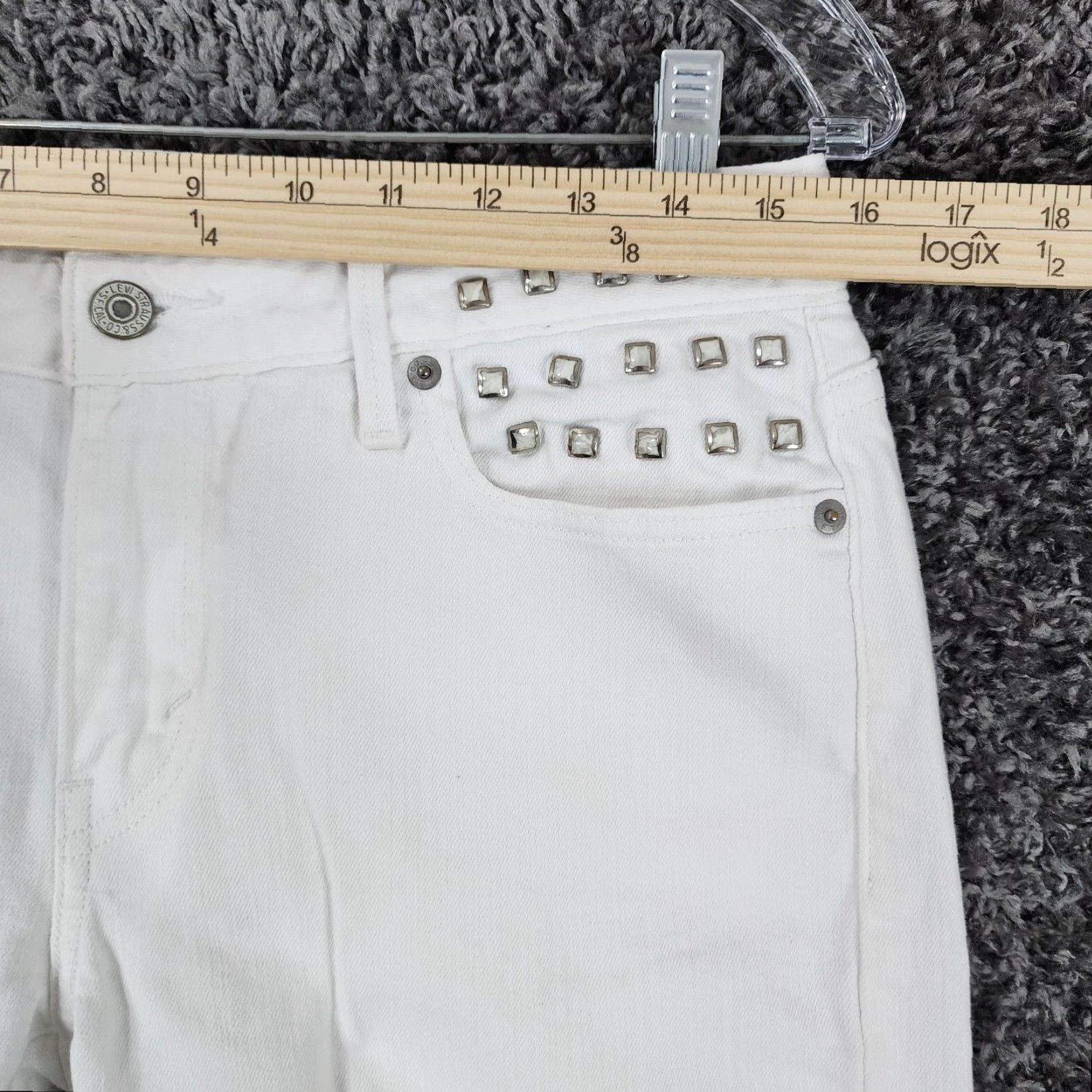 Levi's VINTAGE Levi's Womens Skinny Jeans Size 8 White Women Fall 90s Size 30" / US 8 / IT 44 - 4 Thumbnail